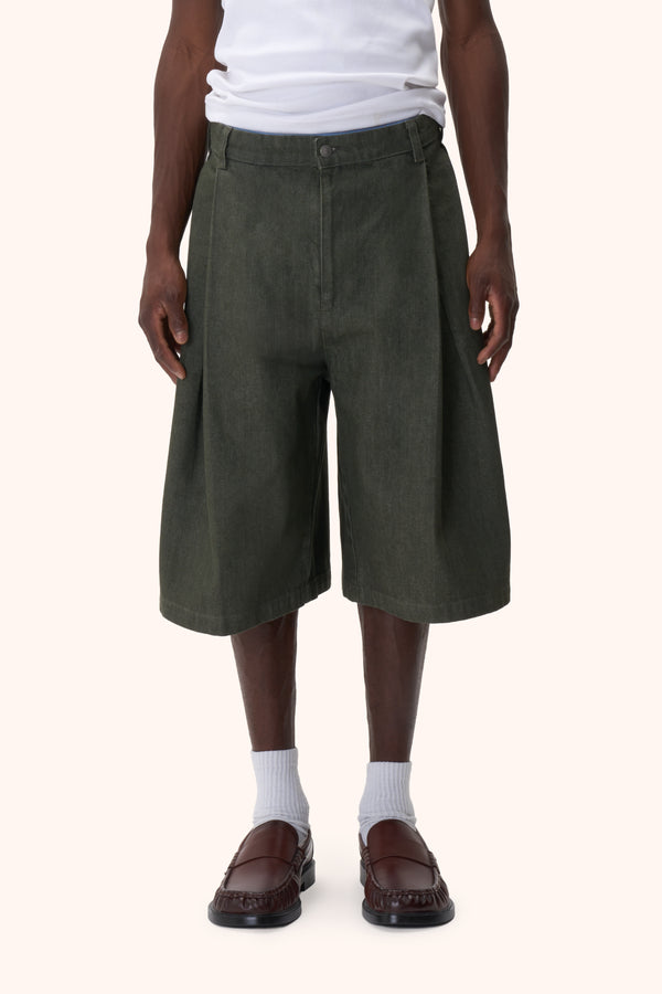 Dua Olive Green Shorts