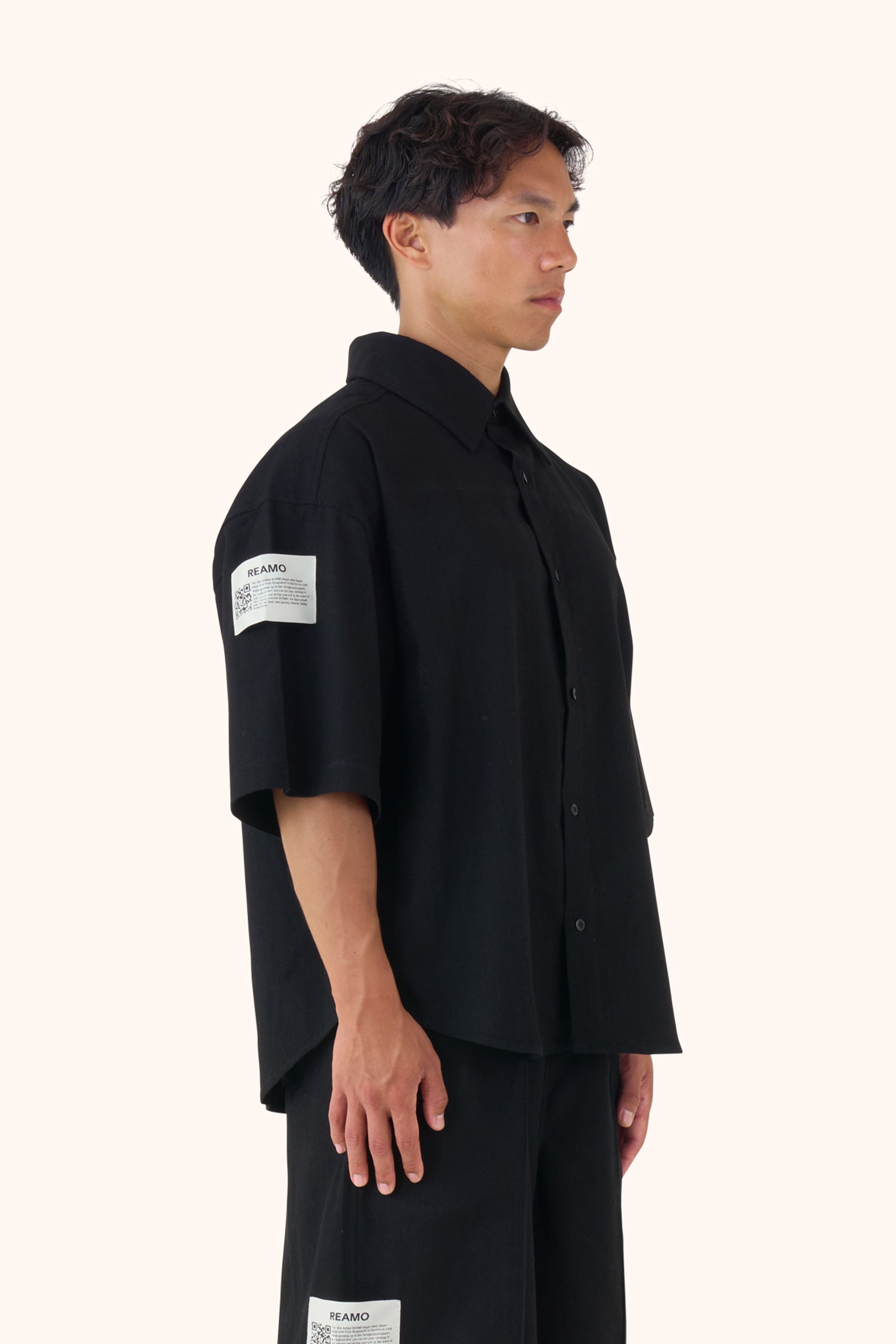 Ann Midnight Linen Shirt