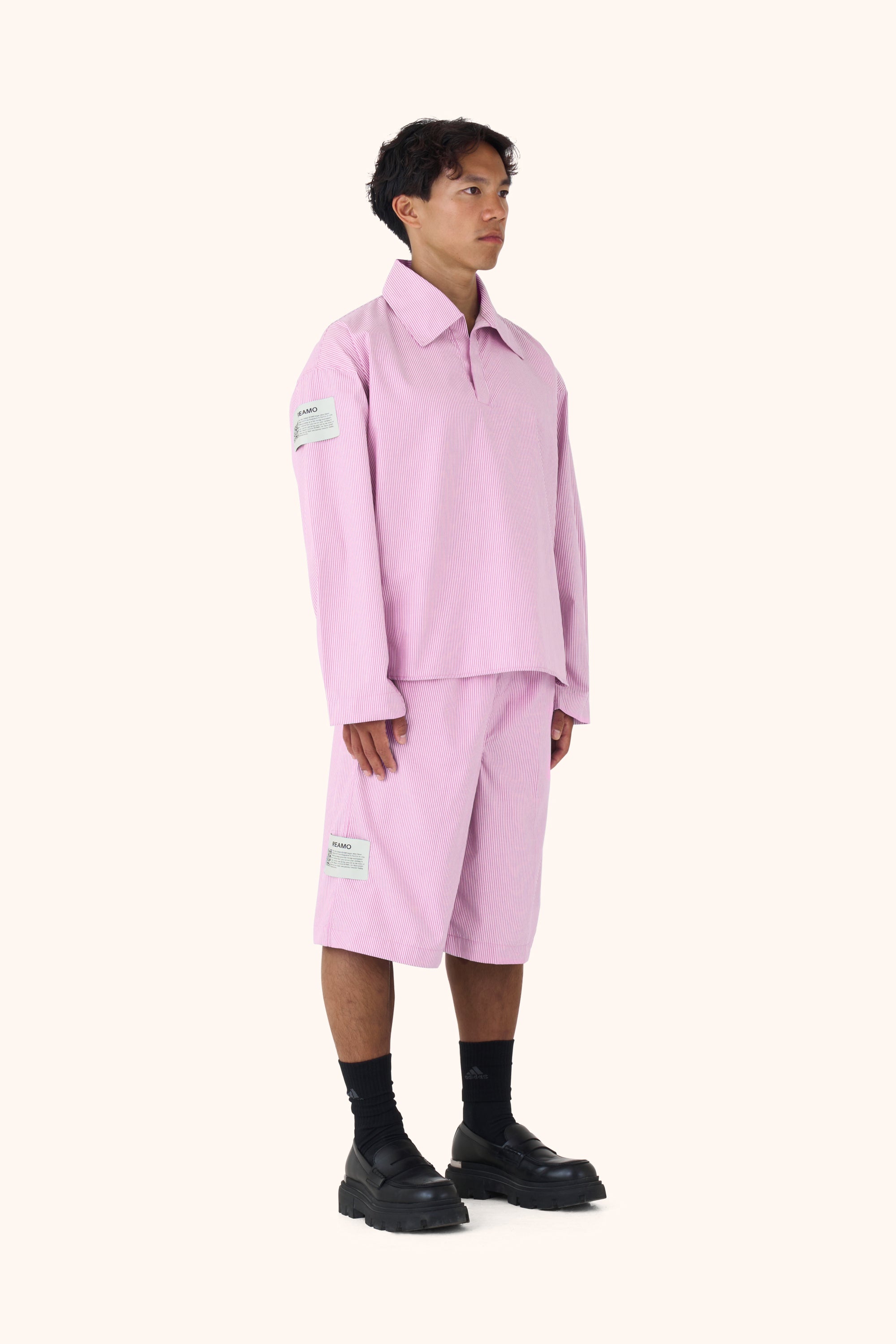 Nara Gum Pinstripe Polo