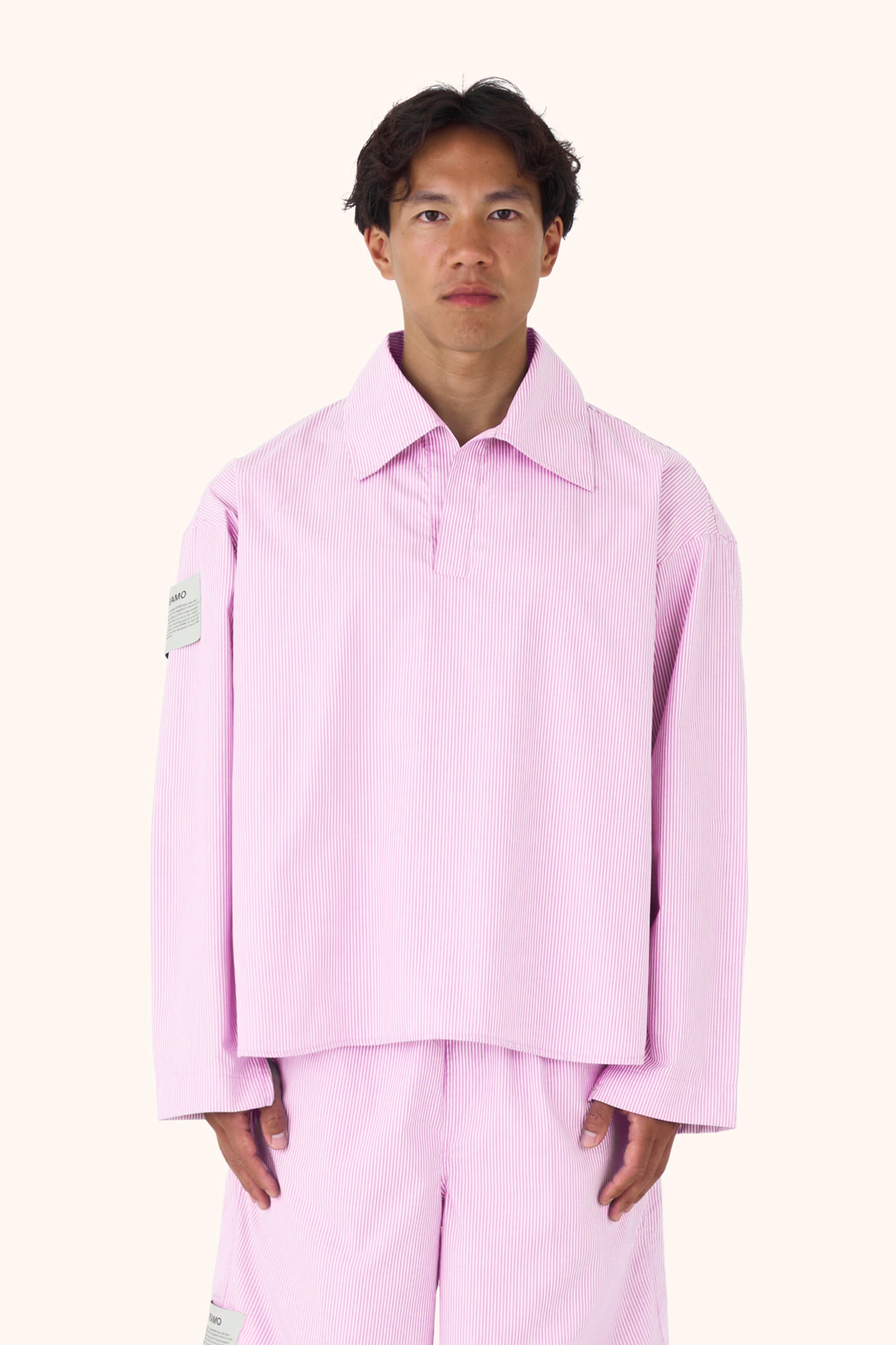Nara Gum Pinstripe Polo