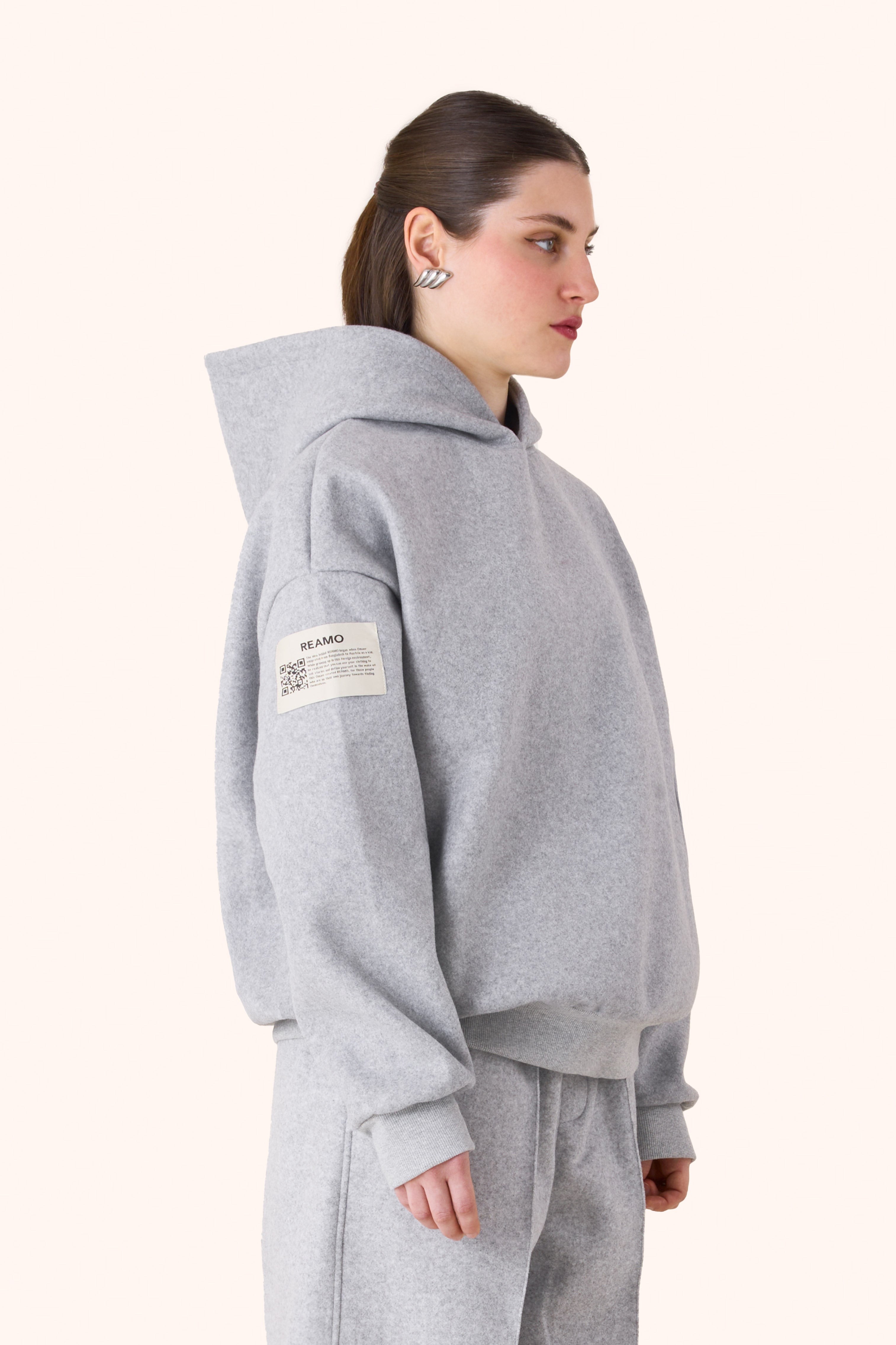 Asha Silver Hoodie