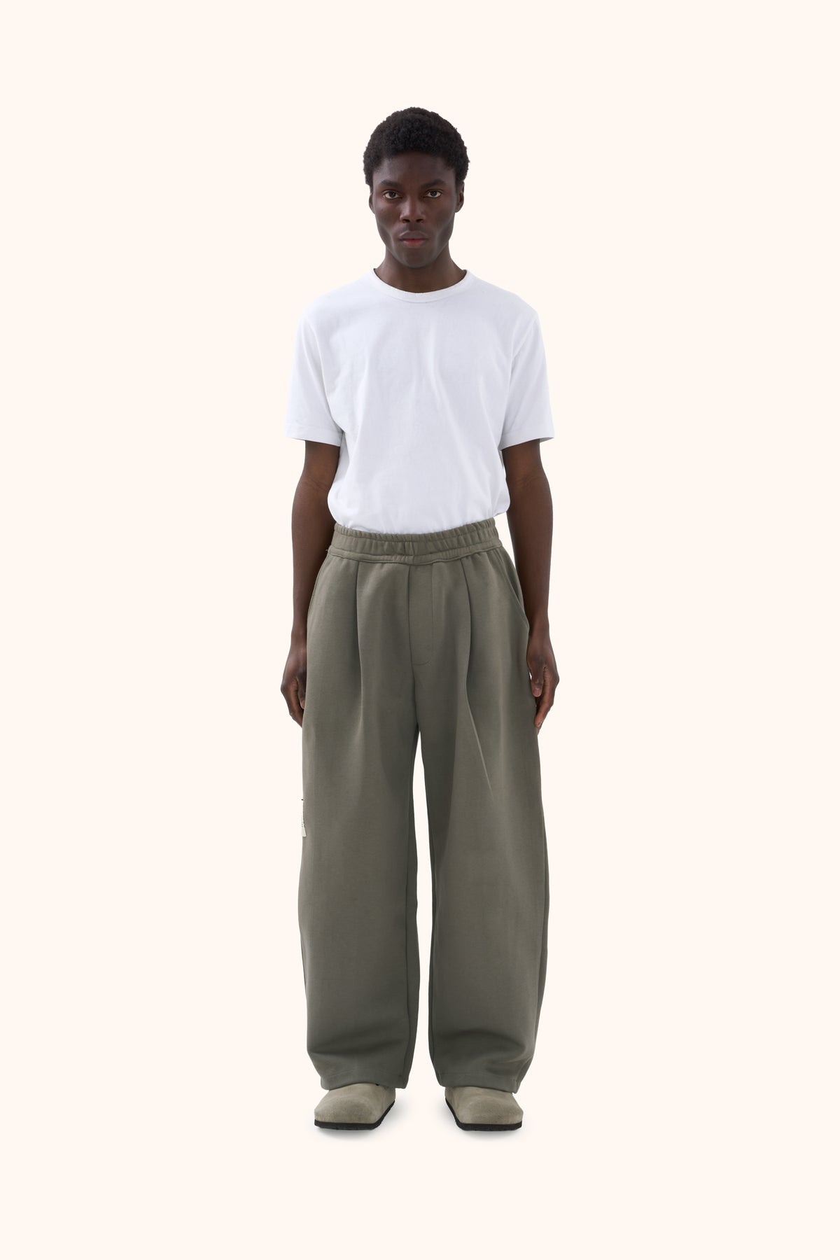 Noon Sage Grey Trousers