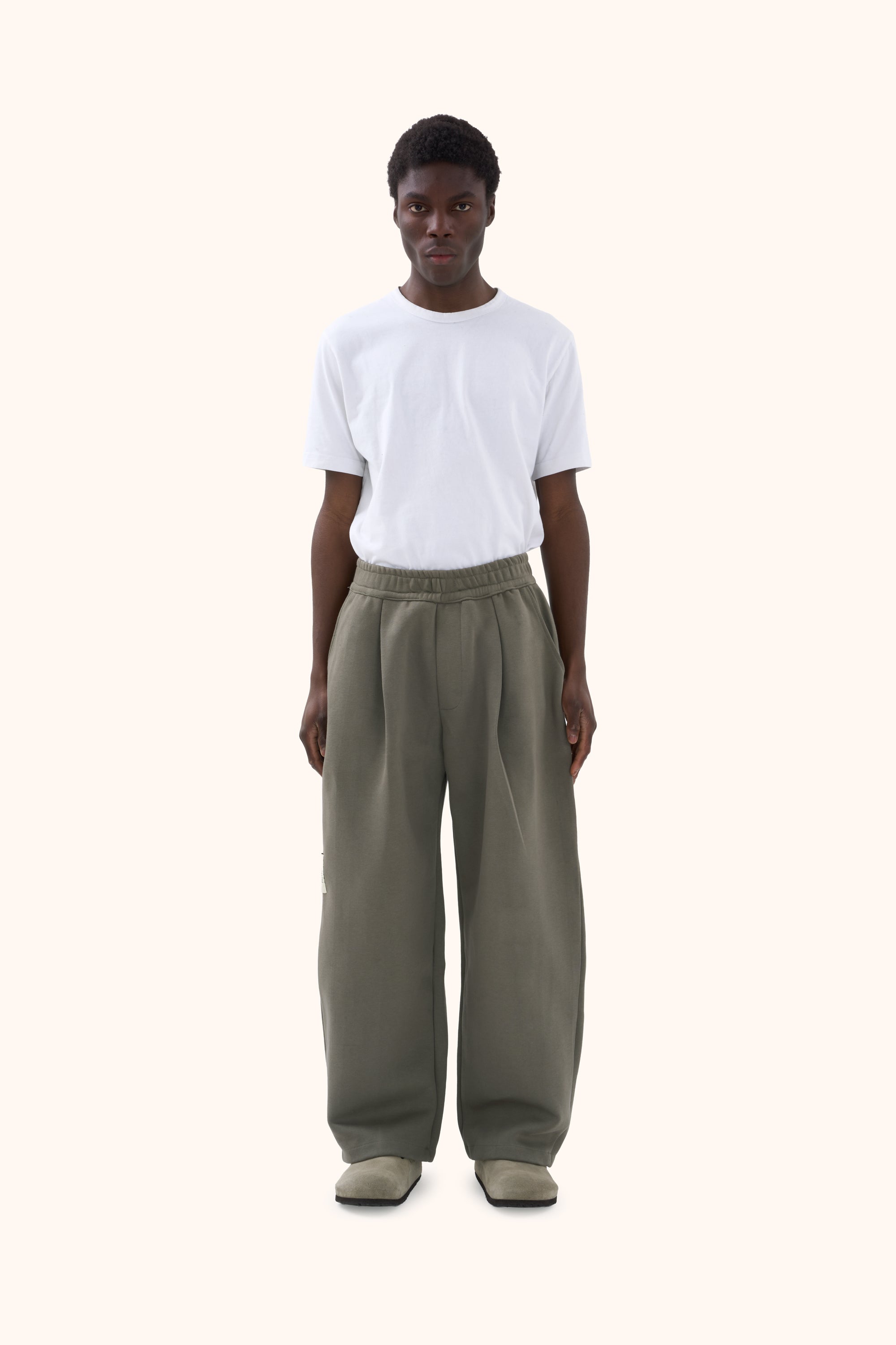 Noon Sage Grey Trousers