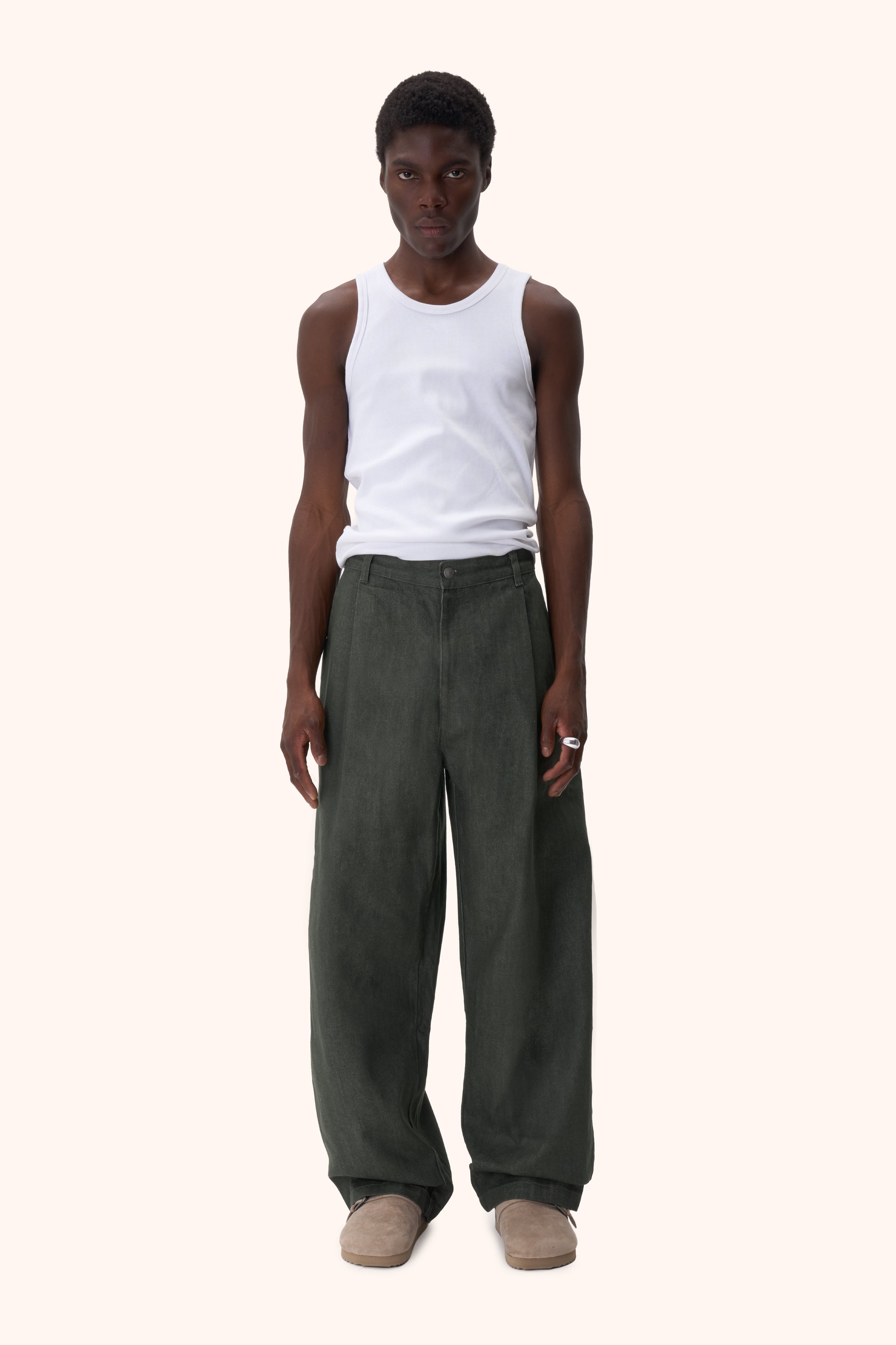 Dua Olive Green Trousers