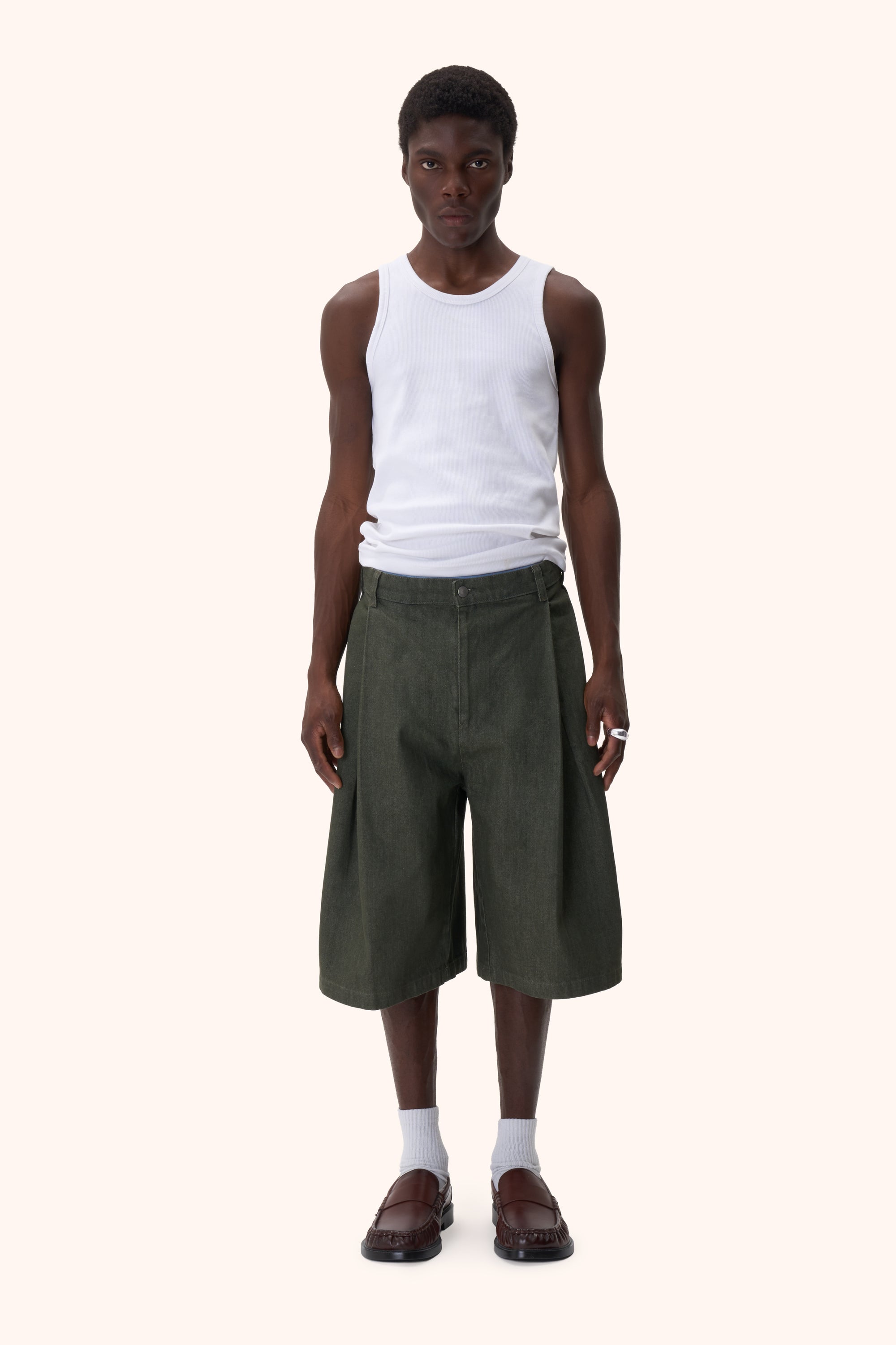 Dua Olive Green Shorts