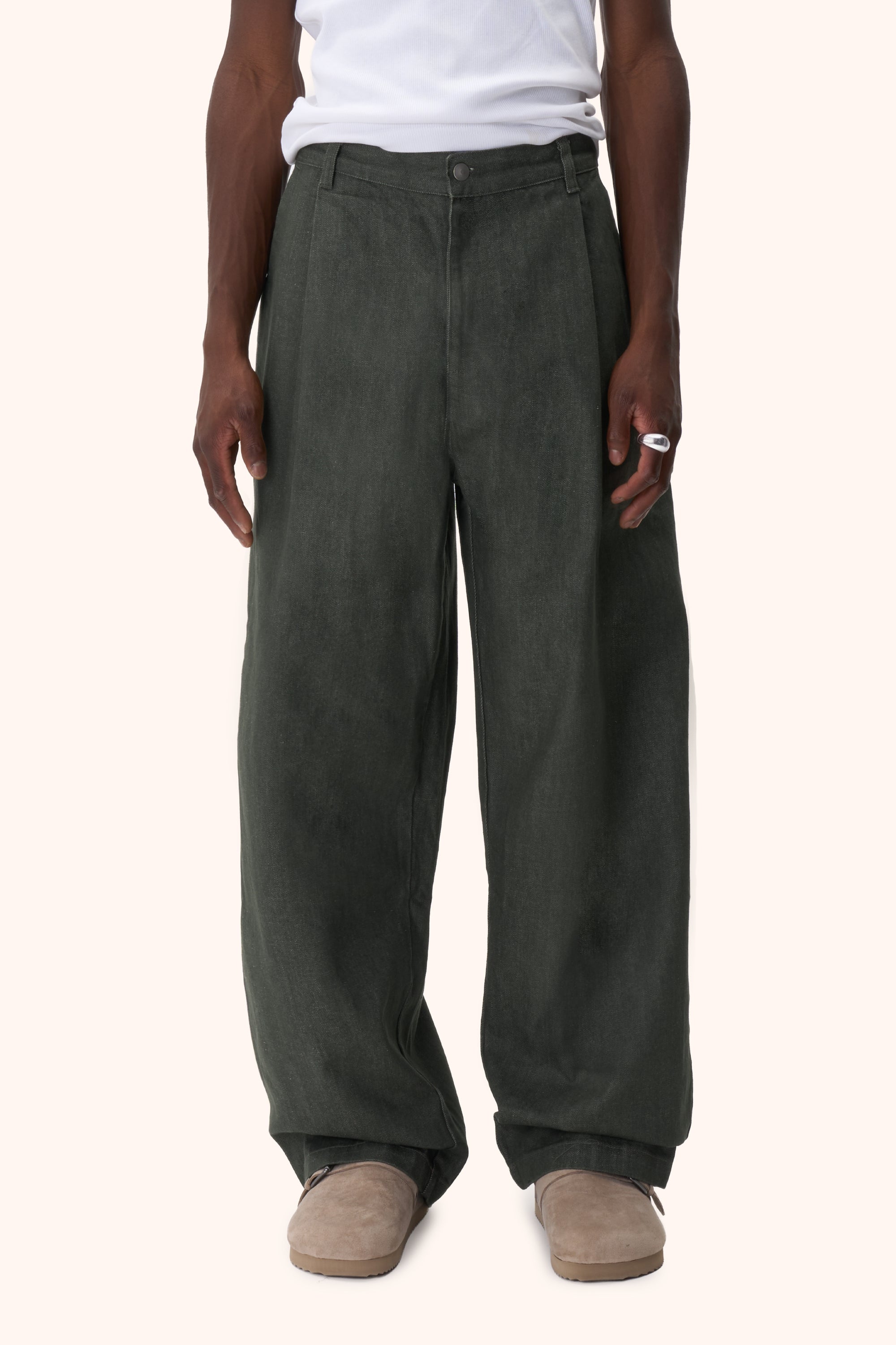 Dua Olive Green Trousers