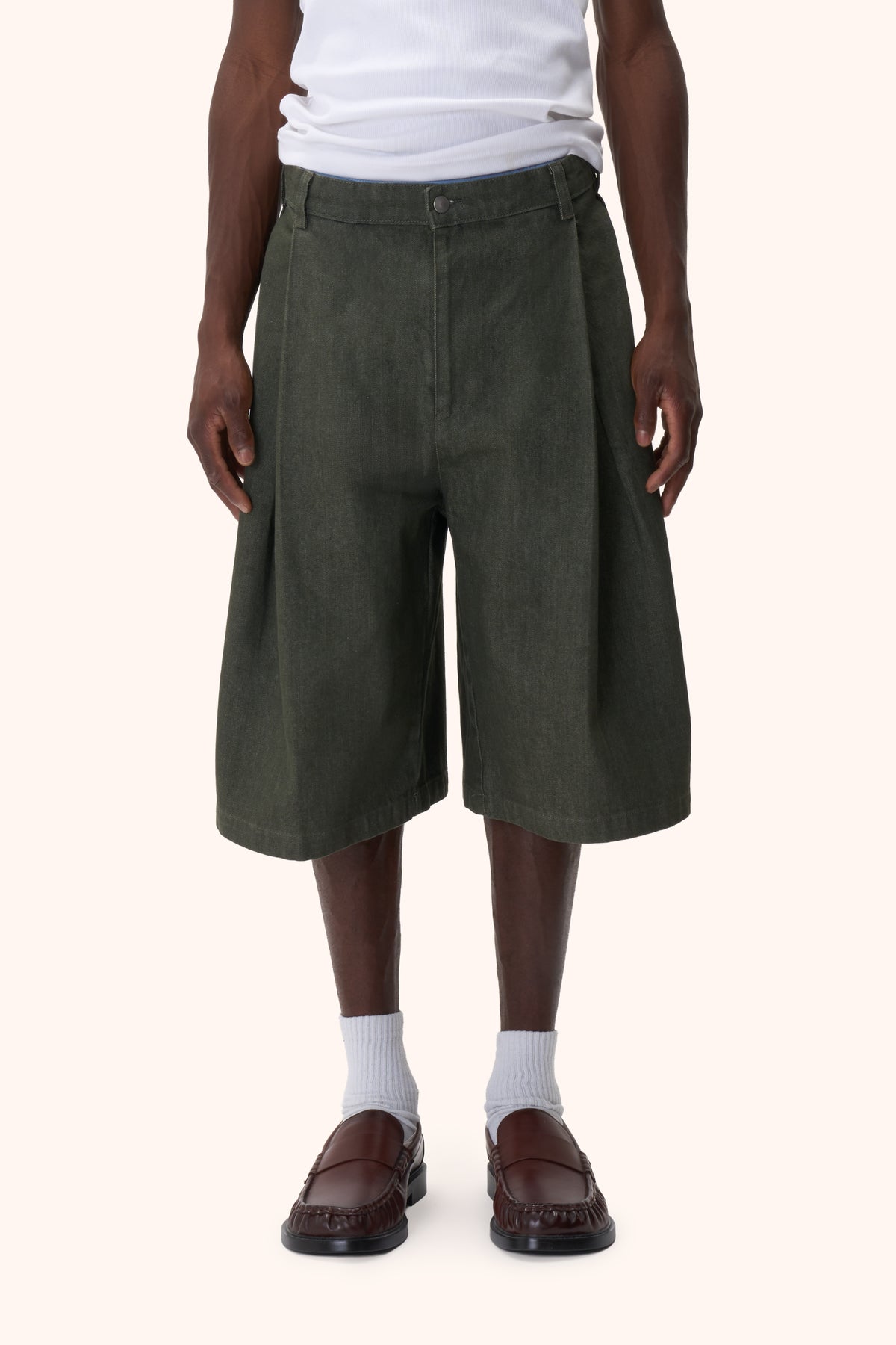 Dua Olive Green Shorts