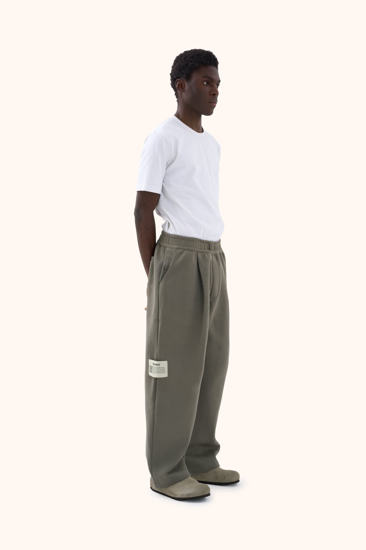 Noon Sage Grey Trousers