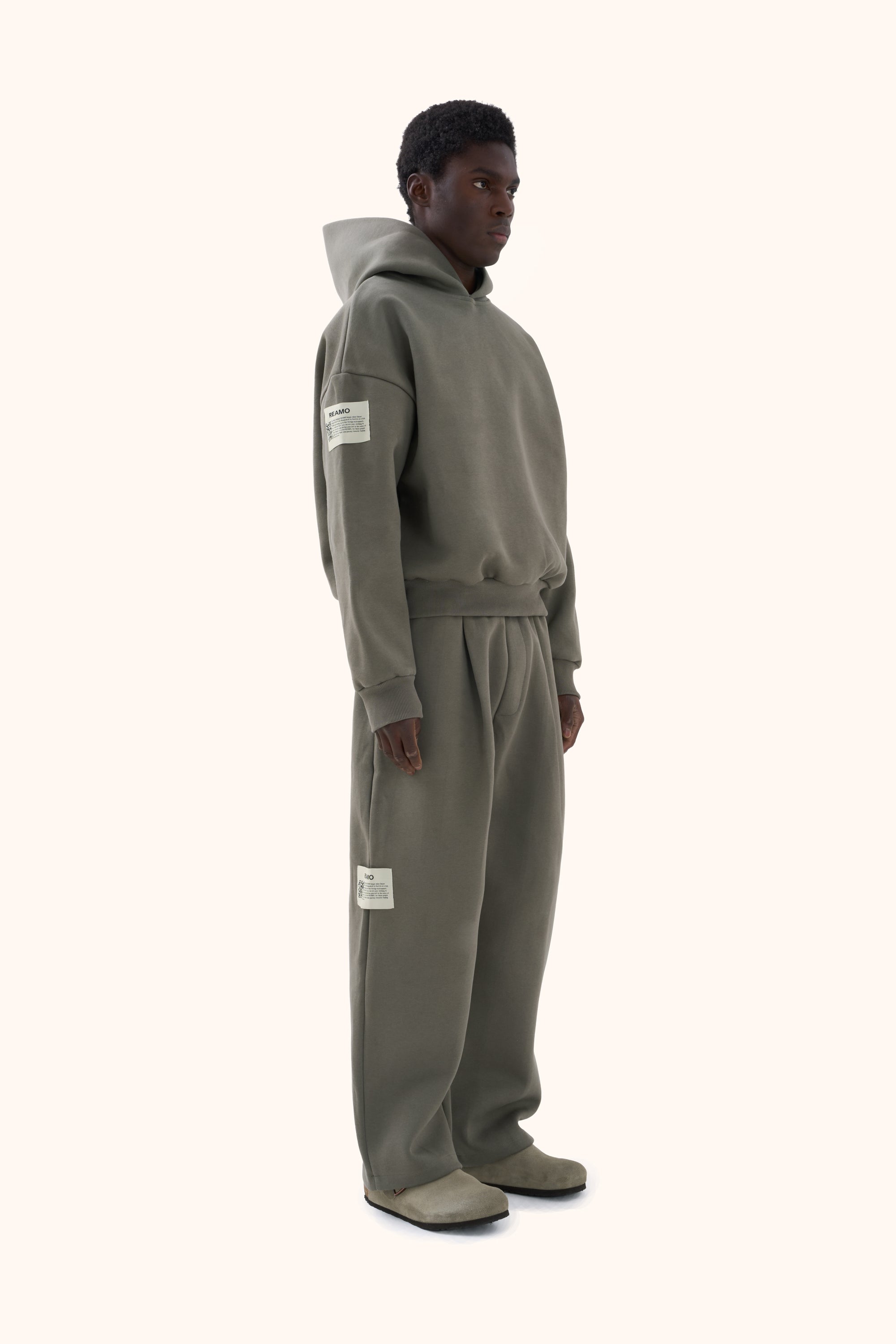 Asha Sage Grey Hoodie V2