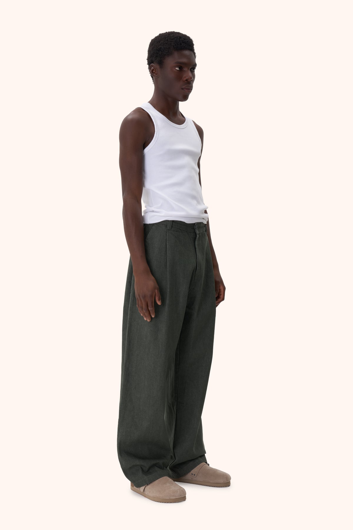 Dua Olive Green Trousers