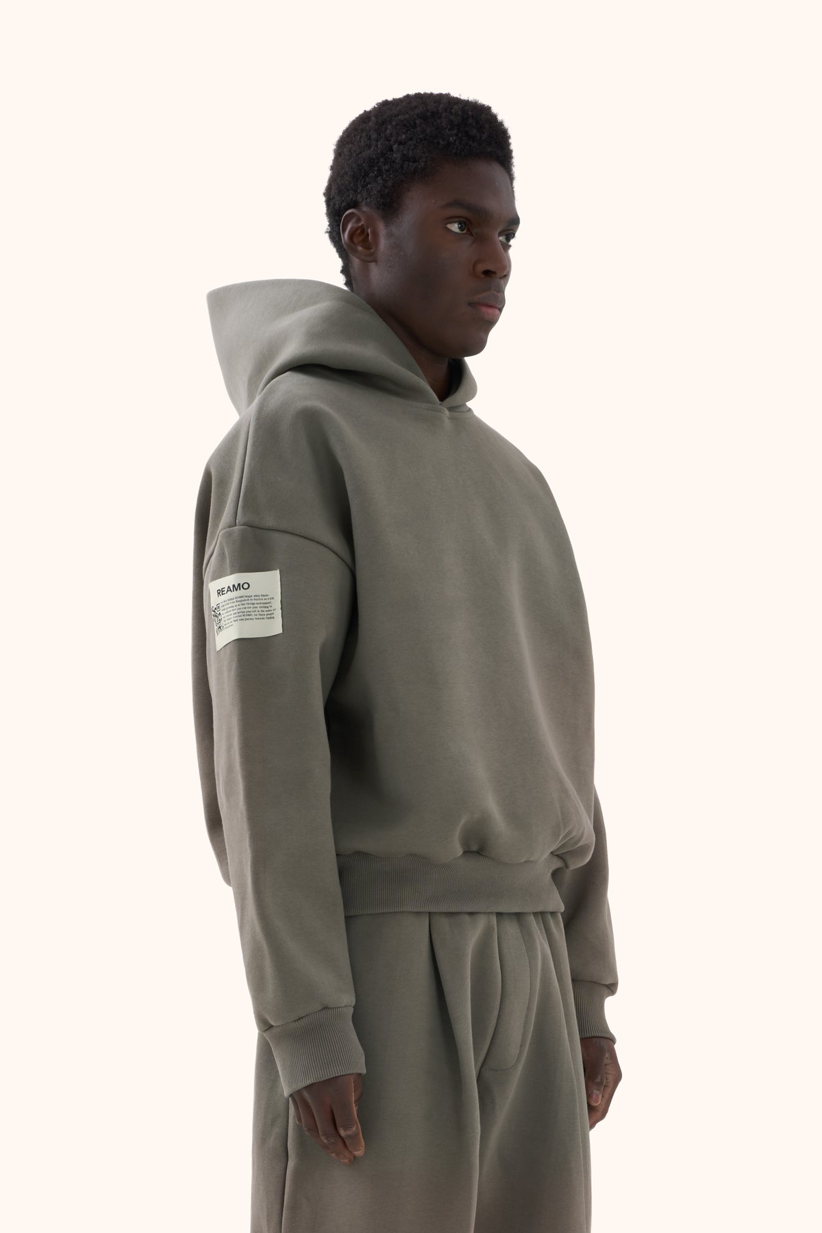 Asha Sage Grey Hoodie V2