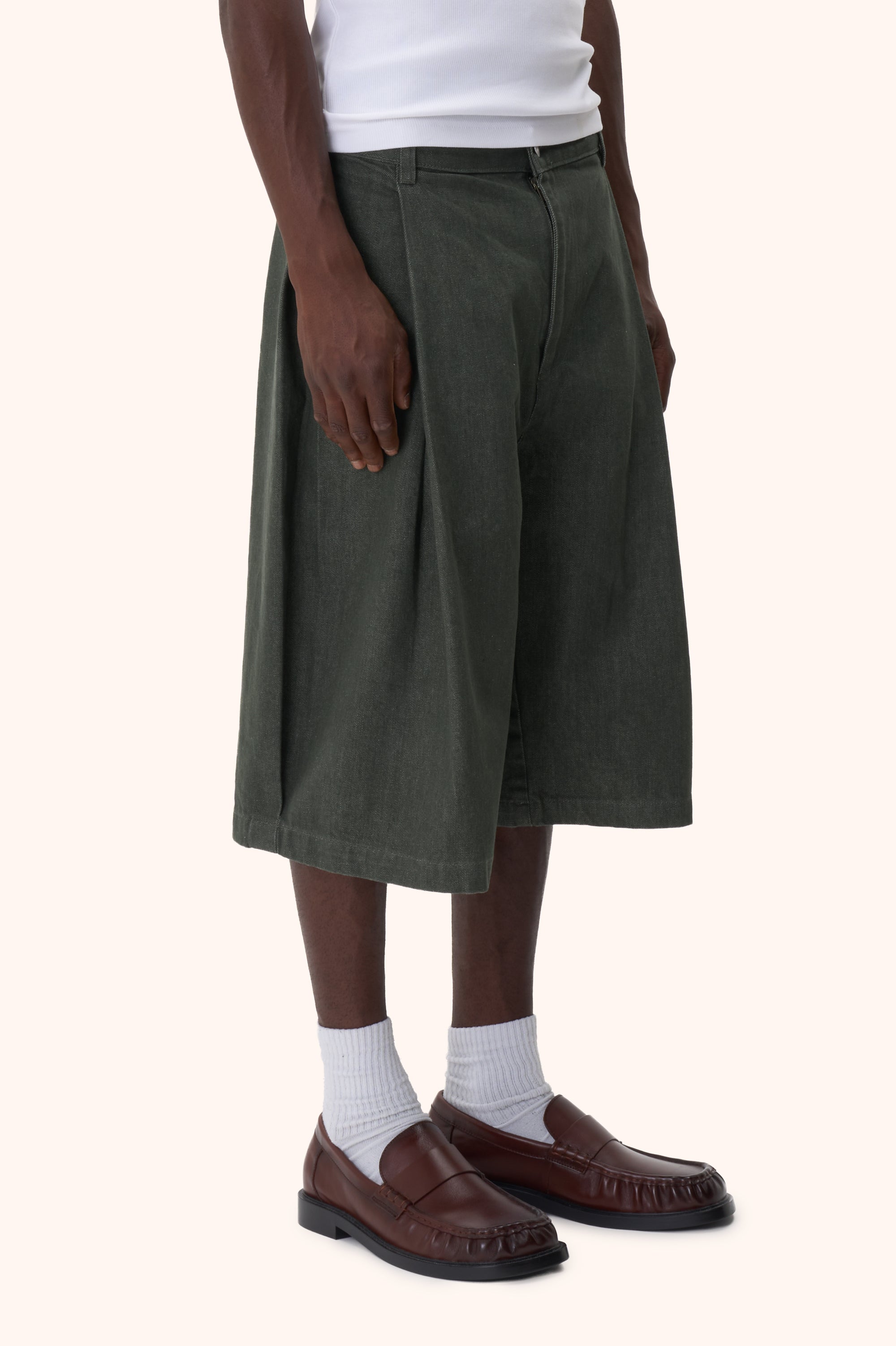 Dua Olive Green Shorts