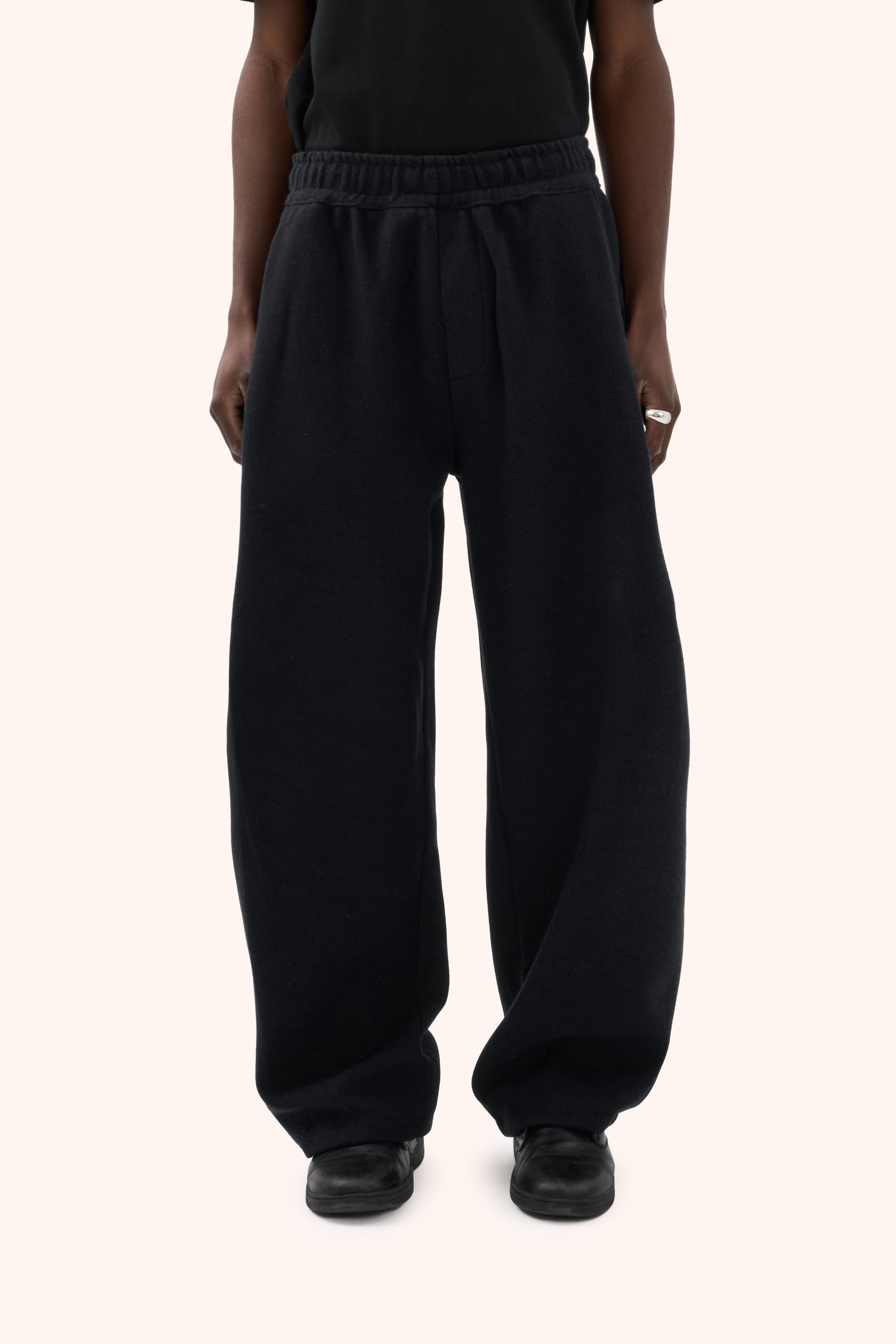 Sha Pleated Midnight Trousers