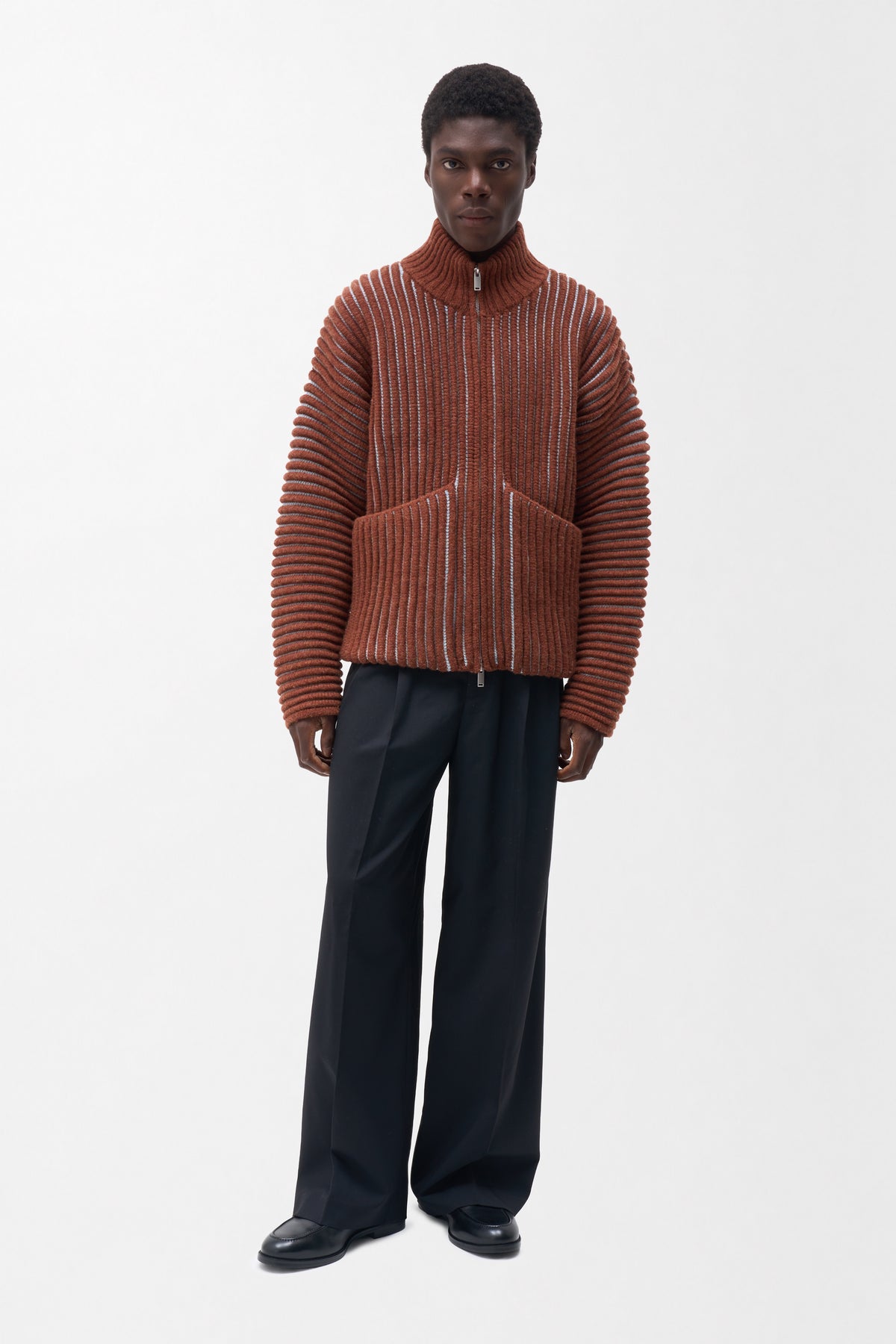 NIROB WOOL KNIT ZIPPER for men by REAMO – image 7 of 8