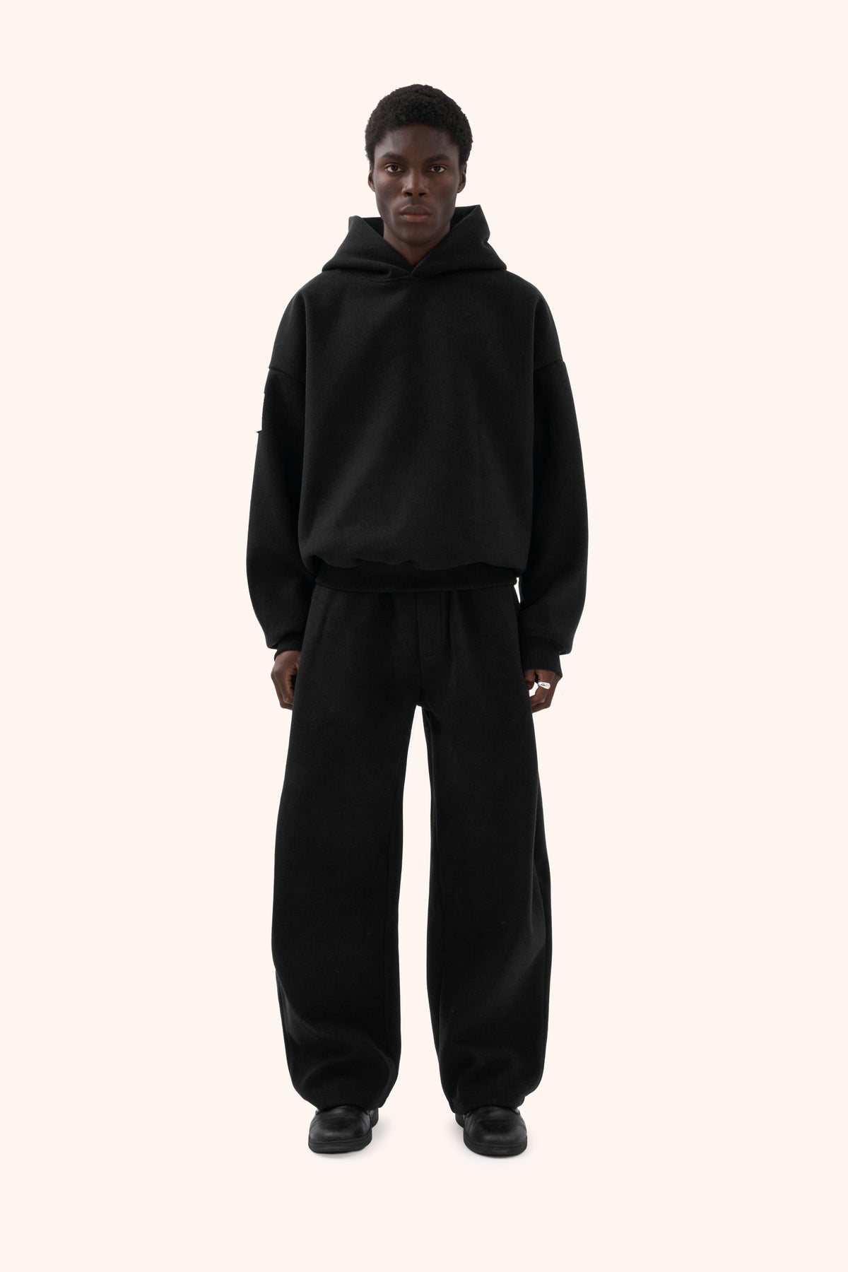 Sha Pleated Midnight Trousers