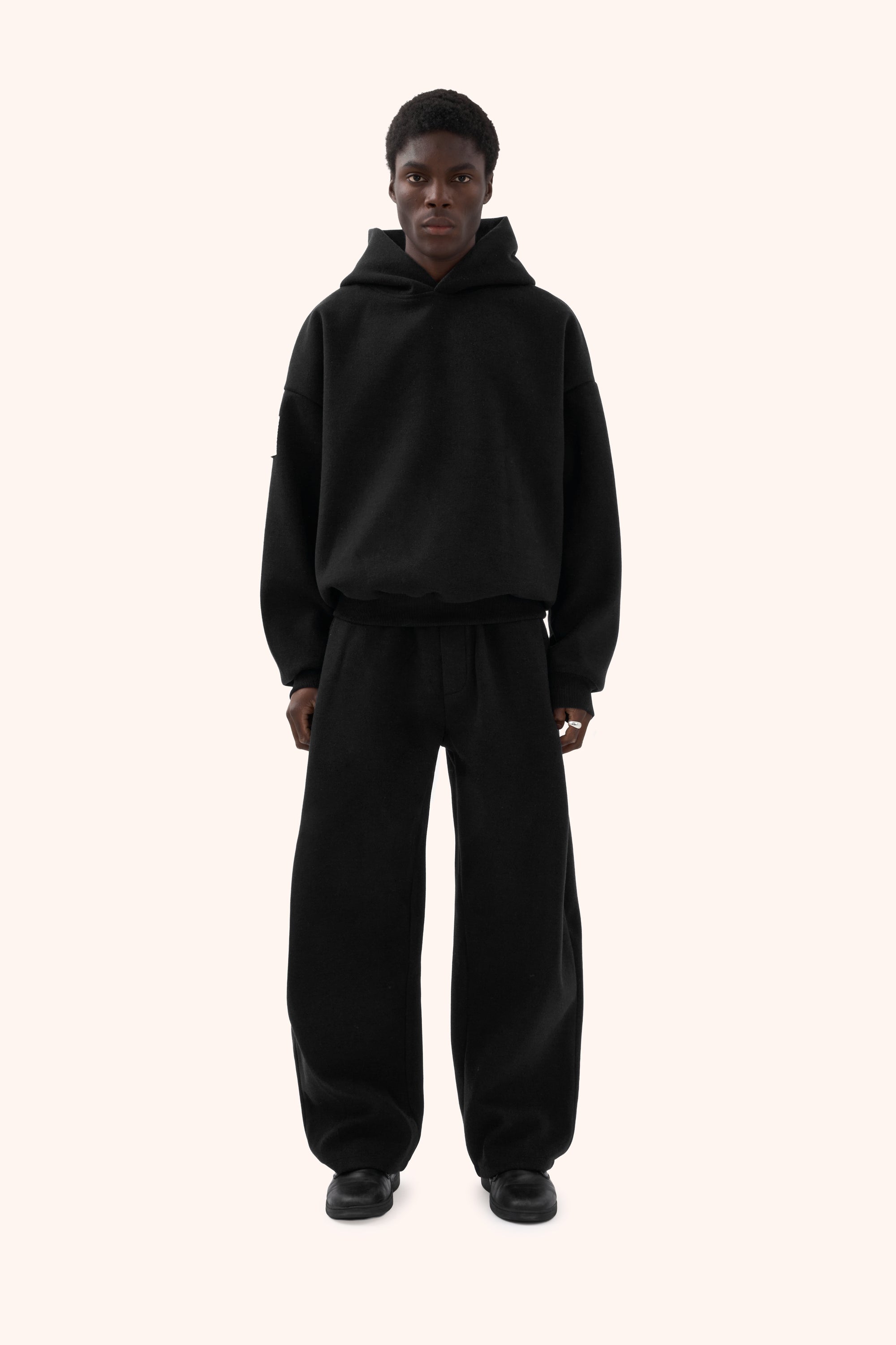 Sha Pleated Midnight Trousers