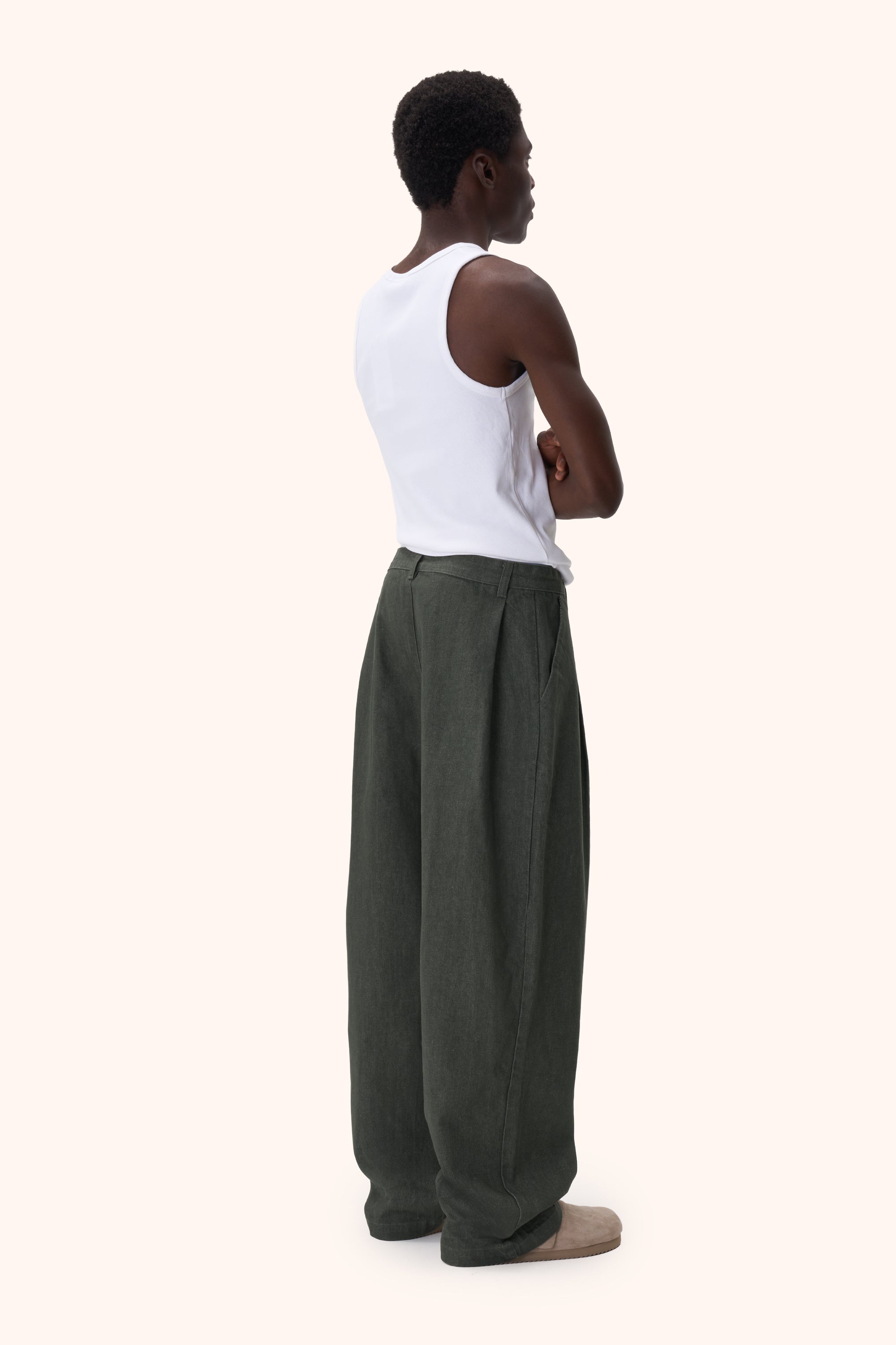 Dua Olive Green Trousers