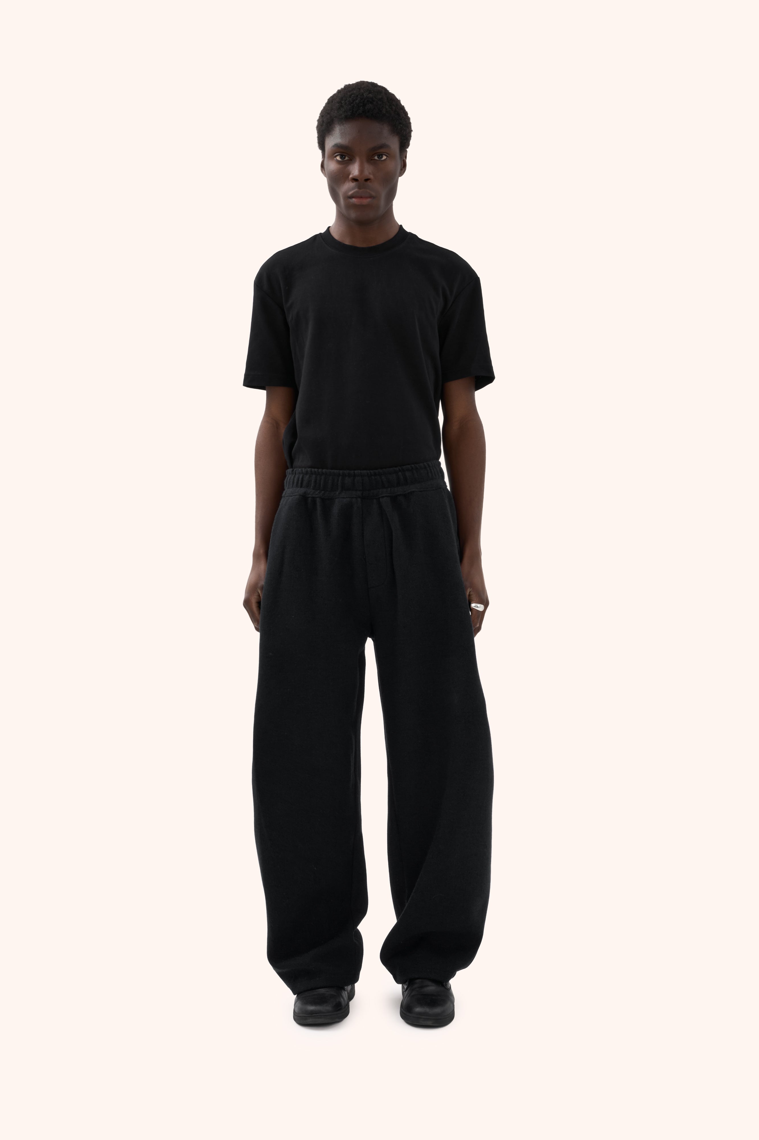 Sha Pleated Midnight Trousers