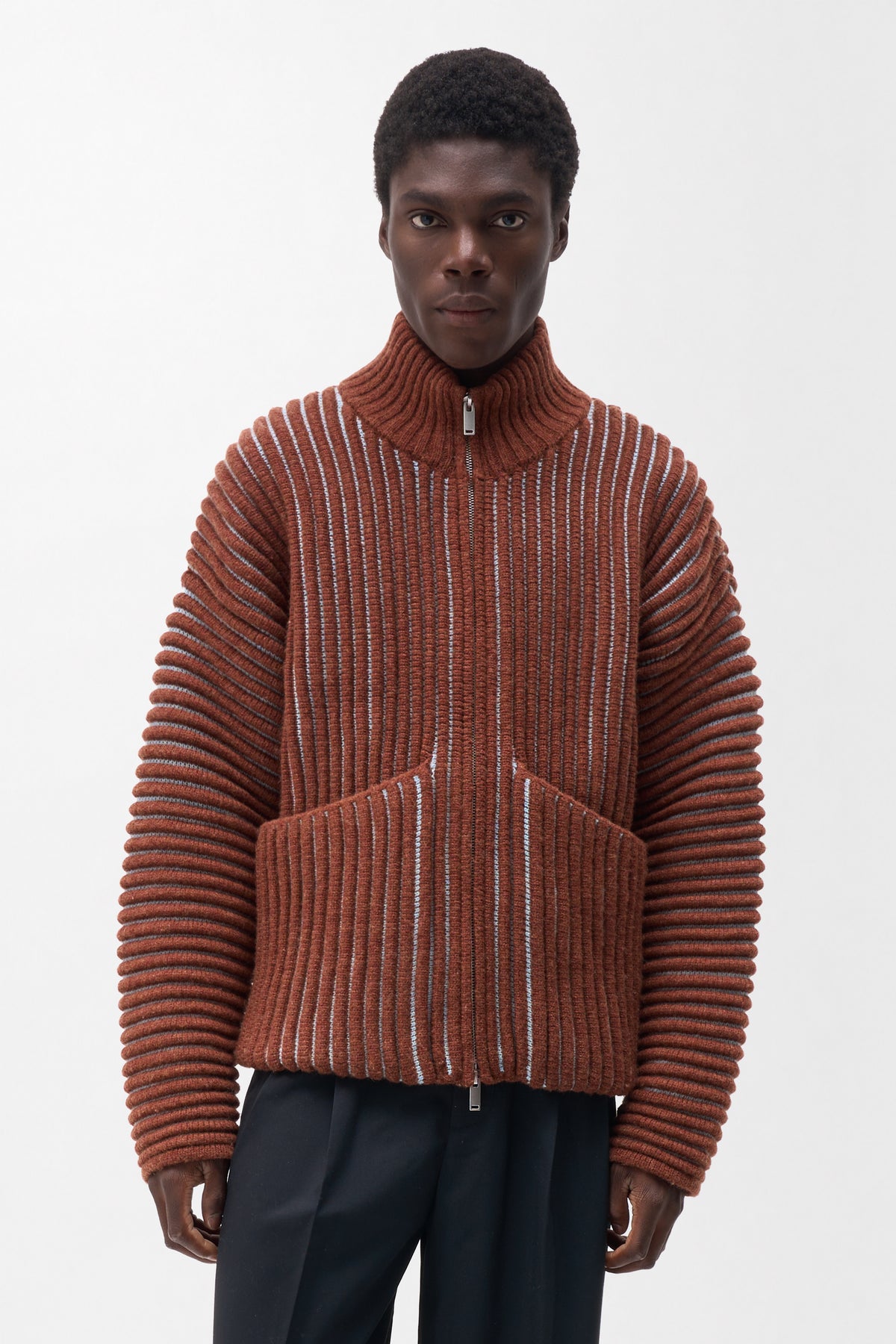 NIROB WOOL KNIT ZIPPER for men by REAMO – image 2 of 8