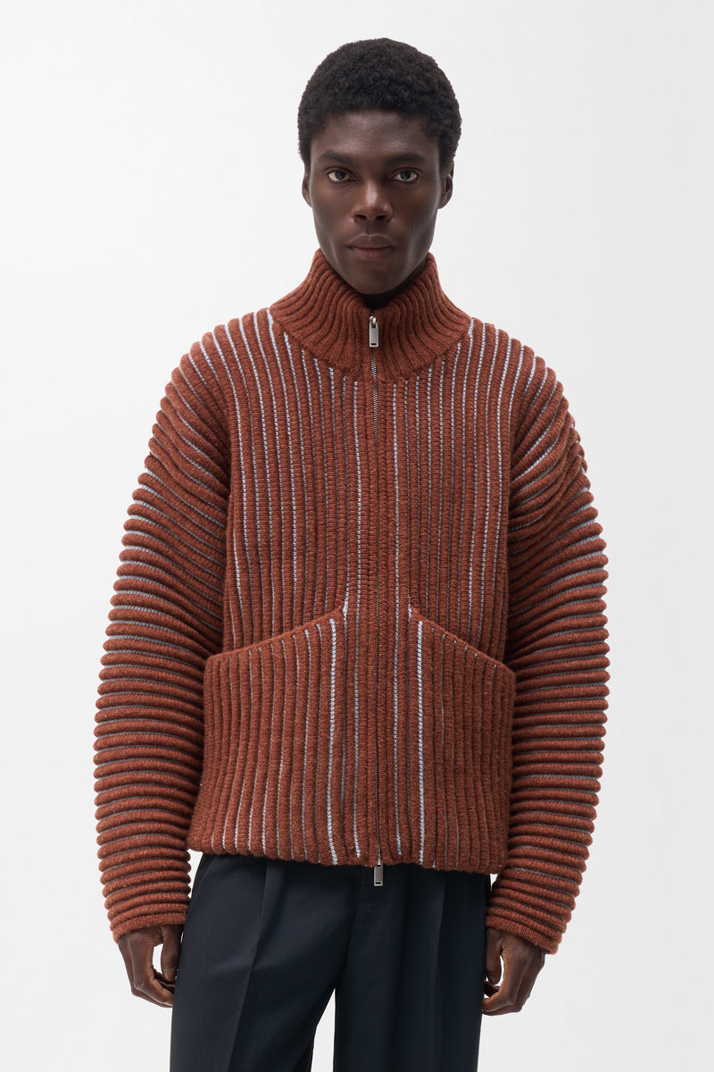 NIROB WOOL KNIT ZIPPER for men by REAMO – image 2 of 8