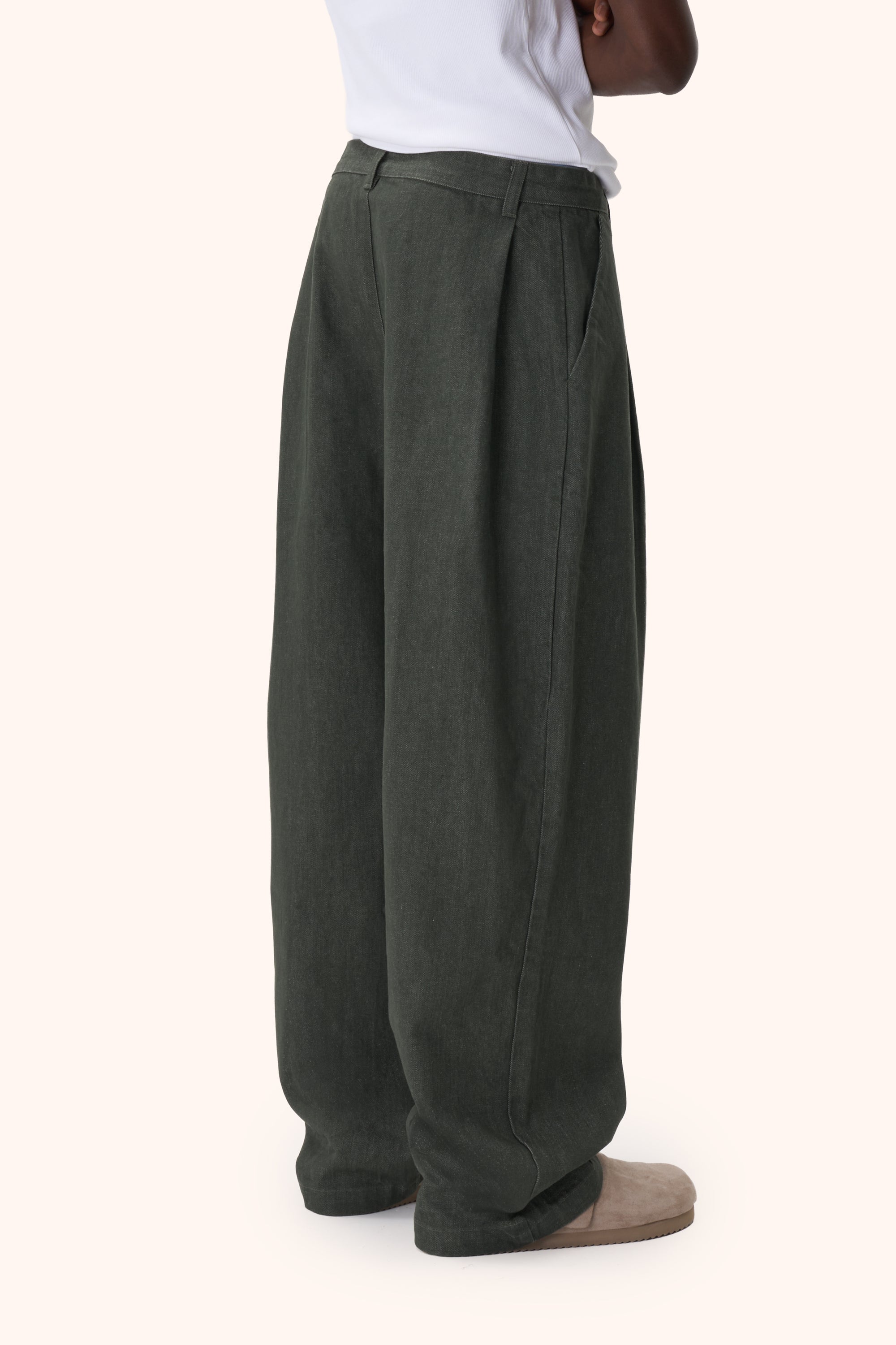 Dua Olive Green Trousers