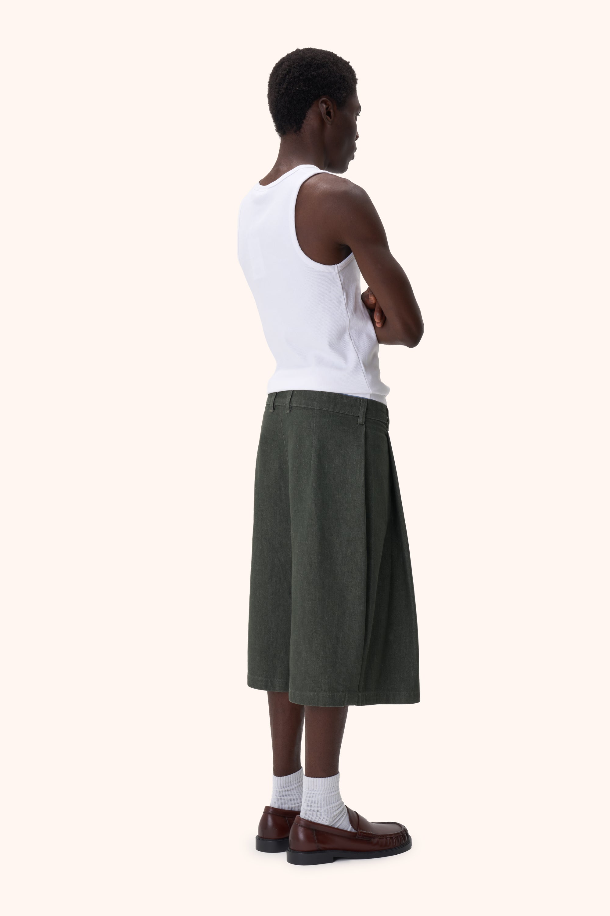 Dua Olive Green Shorts