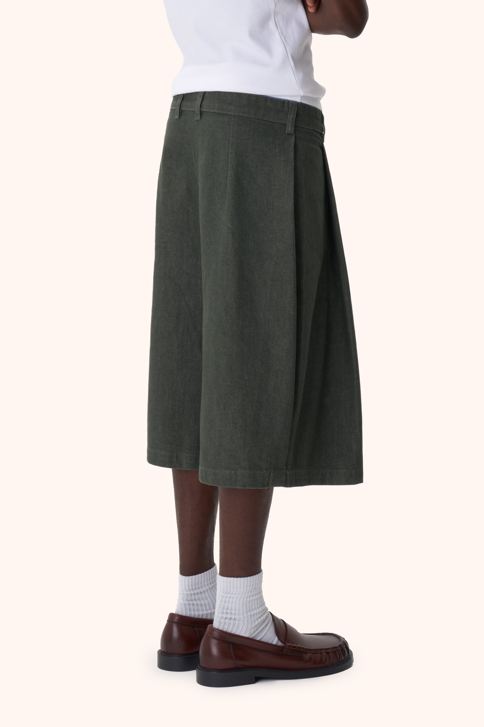 Dua Olive Green Shorts