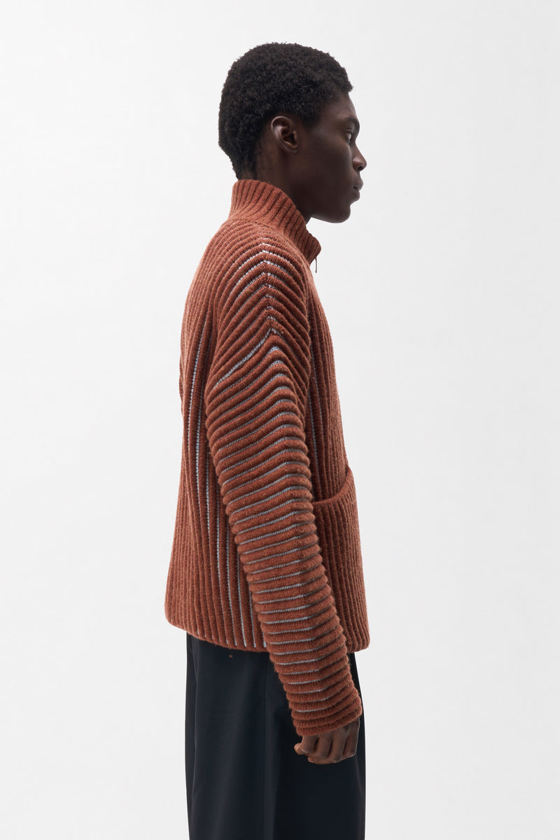 NIROB WOOL KNIT ZIPPER for men by REAMO – image 3 of 8