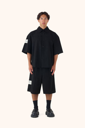 Shula Midnight Linen Jorts