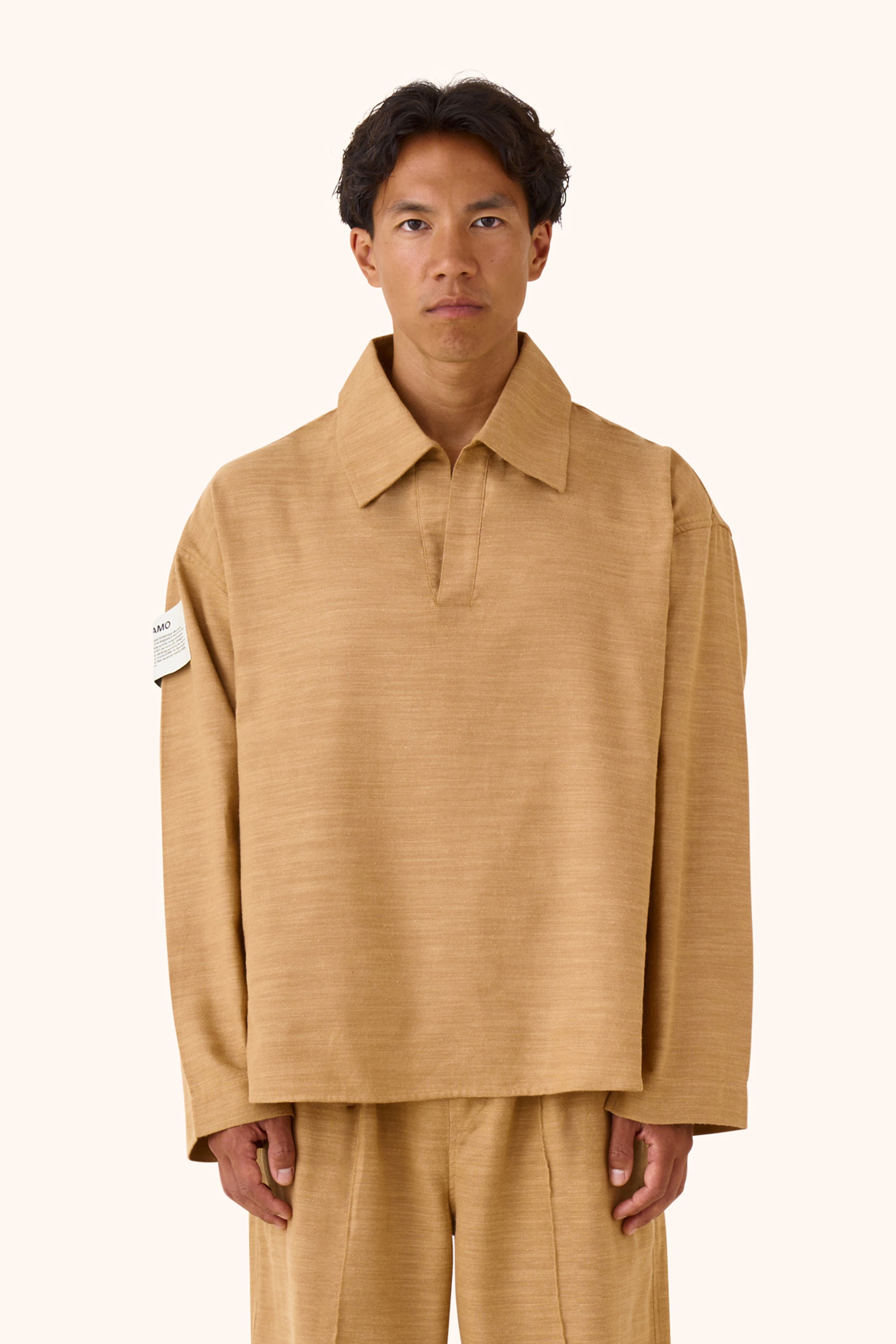 Nara Oak Linen Polo