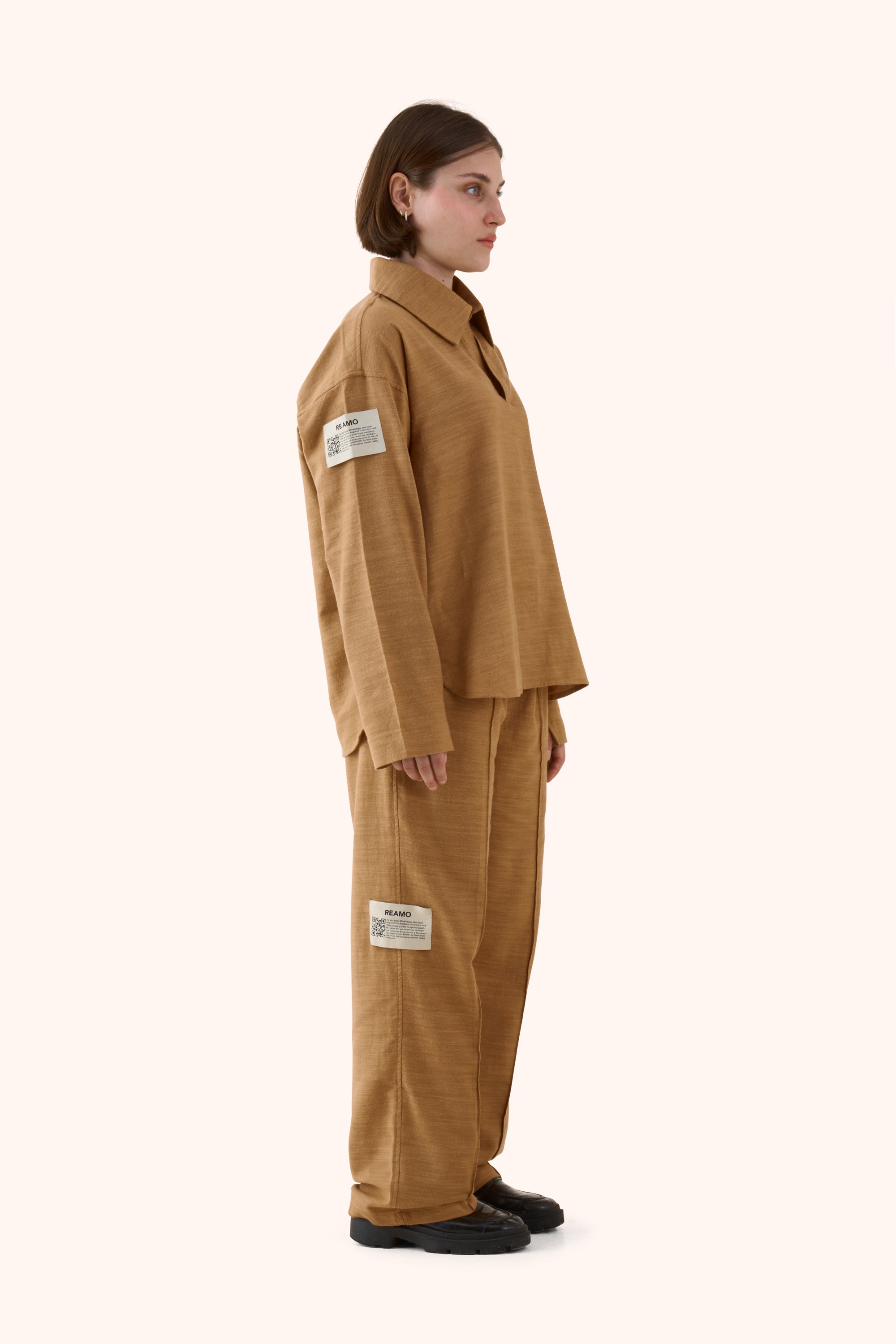 Sha Oak Linen Trousers