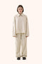 Sha Sandstone Linen Trousers