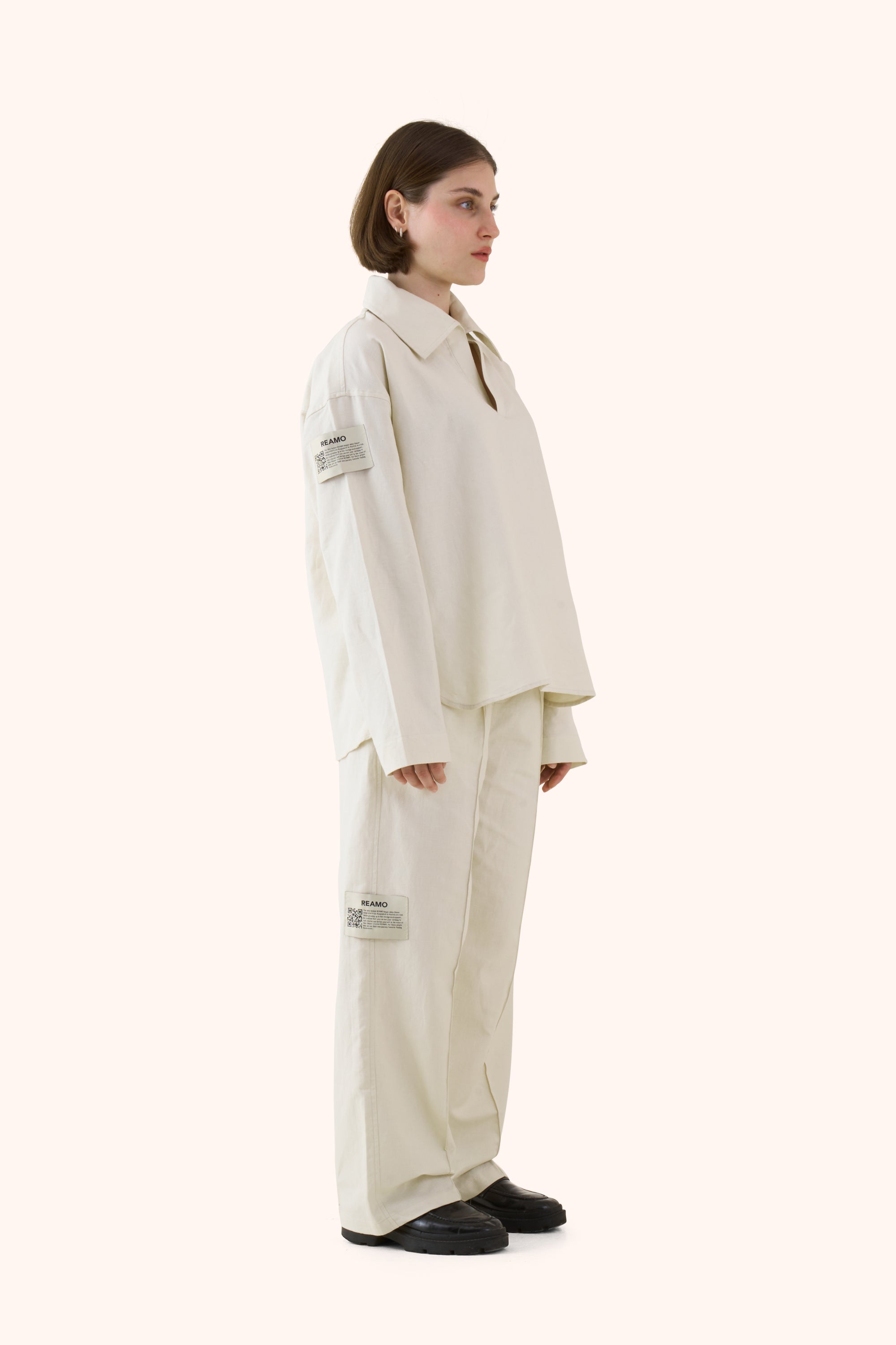 Sha Shell Linen Trousers