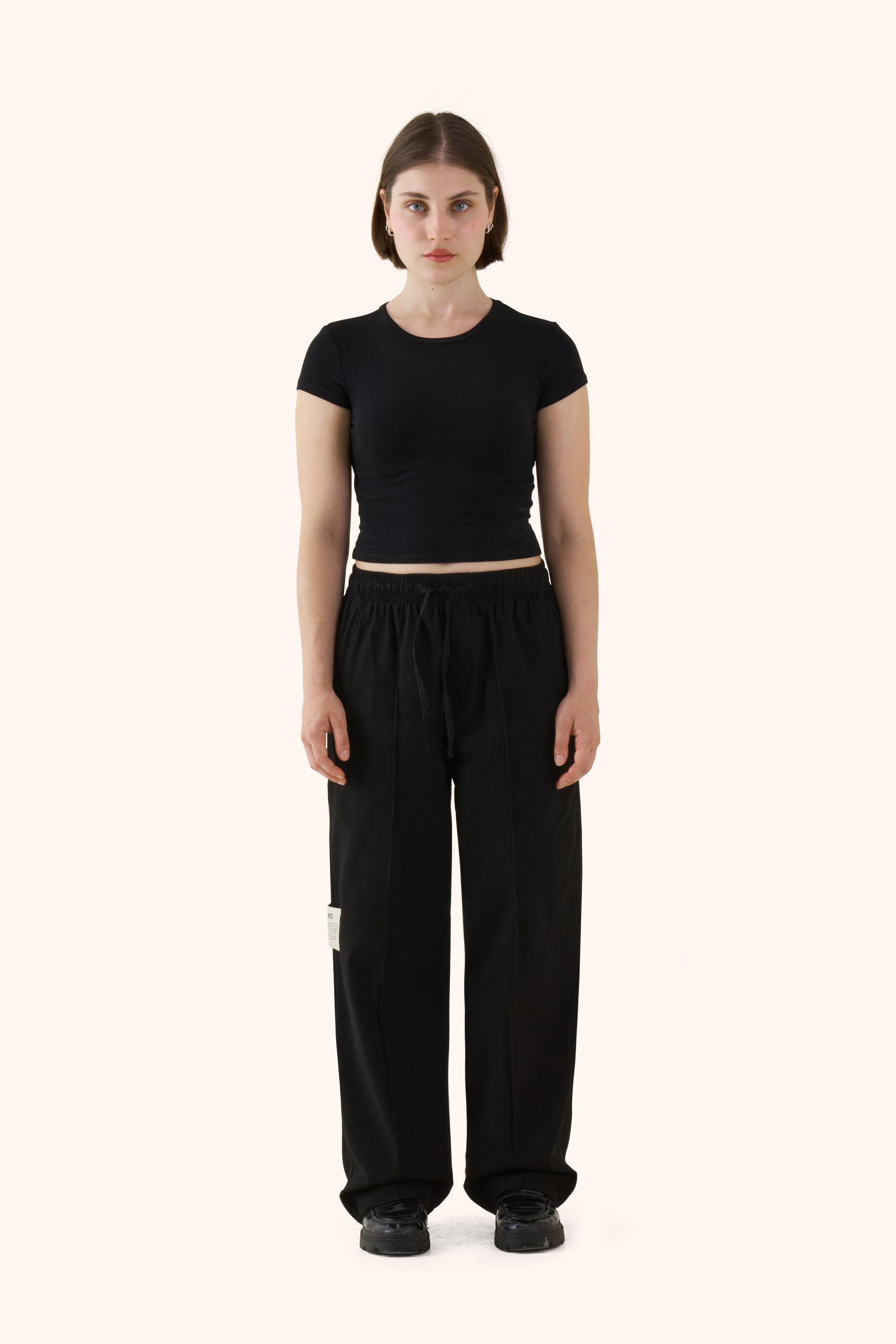 Sha Midnight Linen Trousers