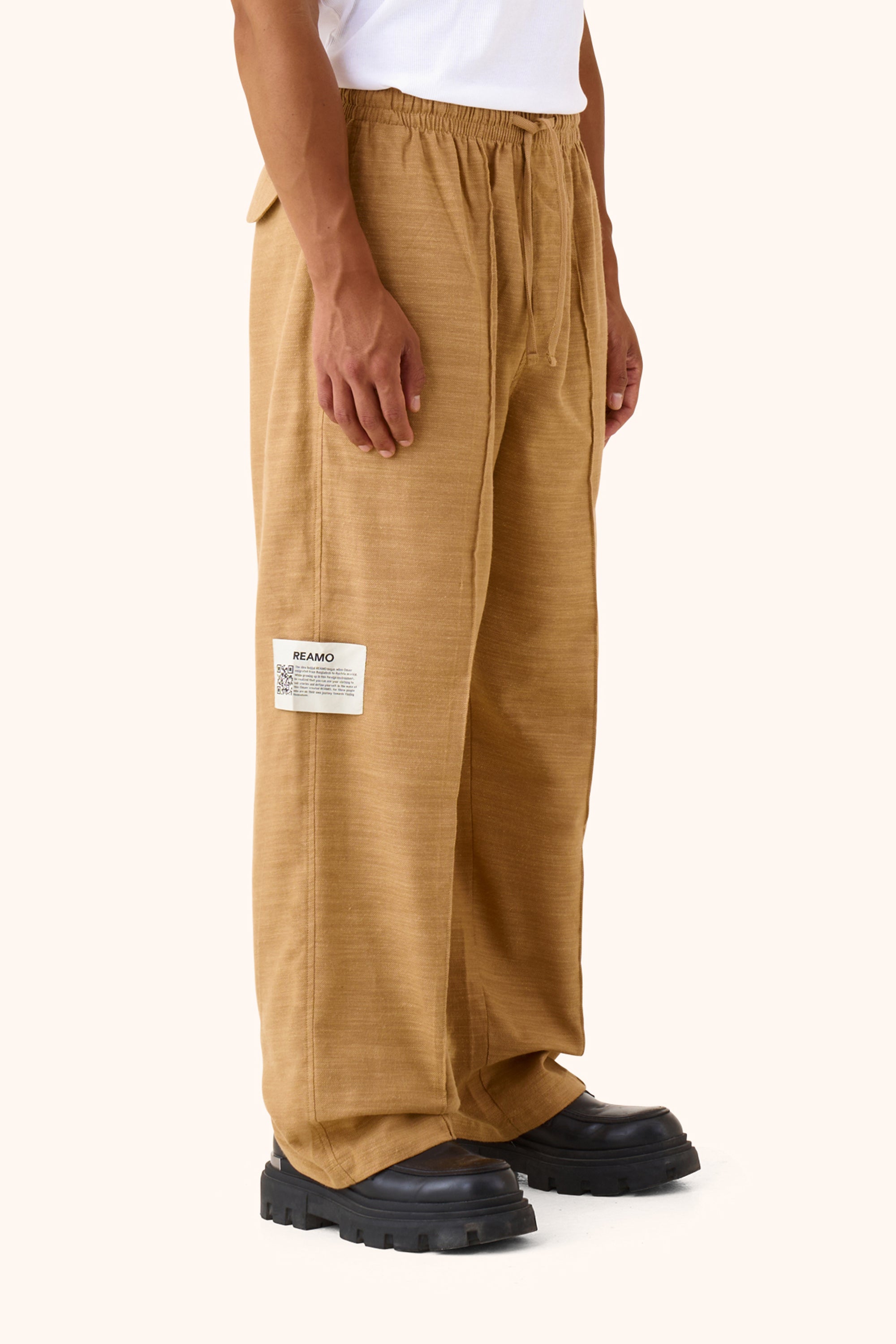 Sha Oak Linen Trousers