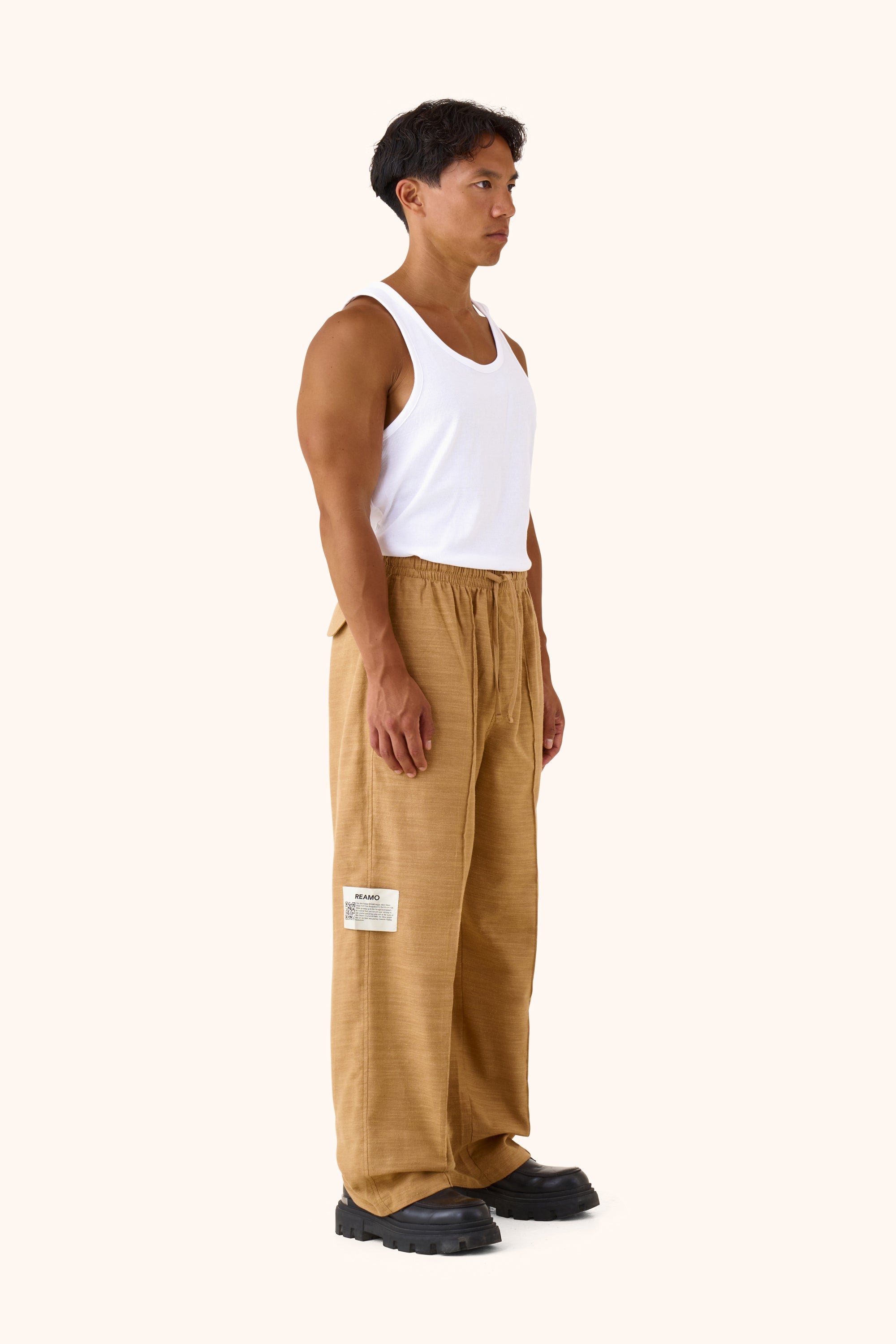 Sha Oak Linen Trousers