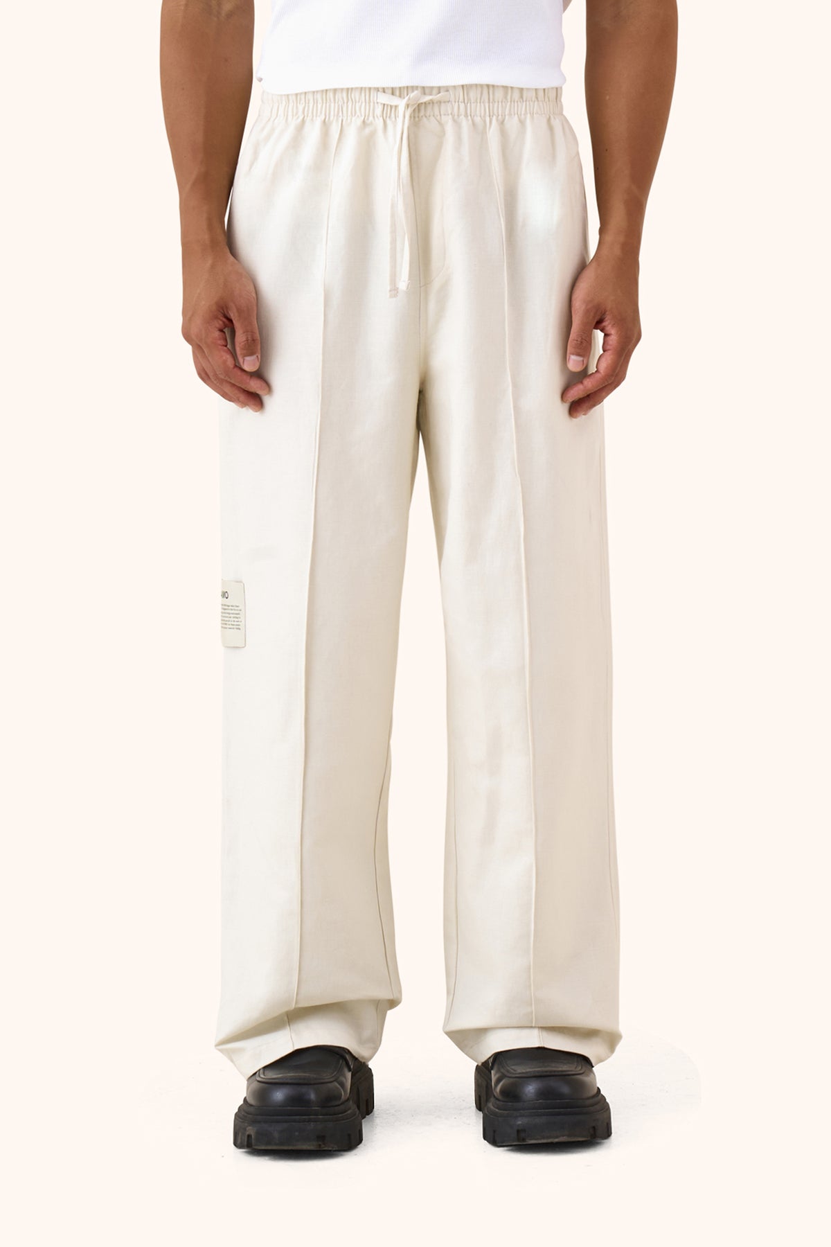 Sha Shell Linen Trousers – REAMO Vienna, image 1
