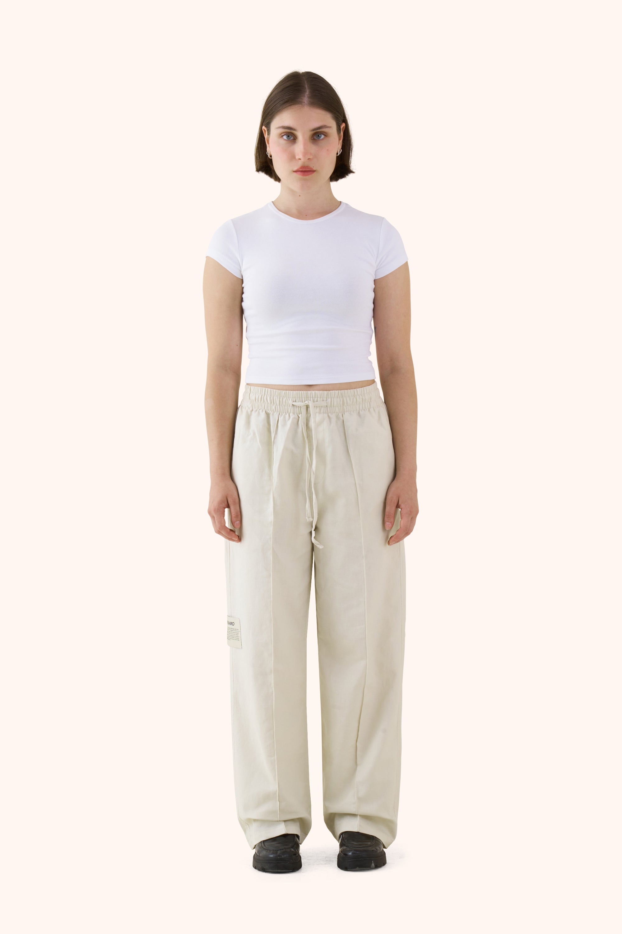 Sha Shell Linen Trousers