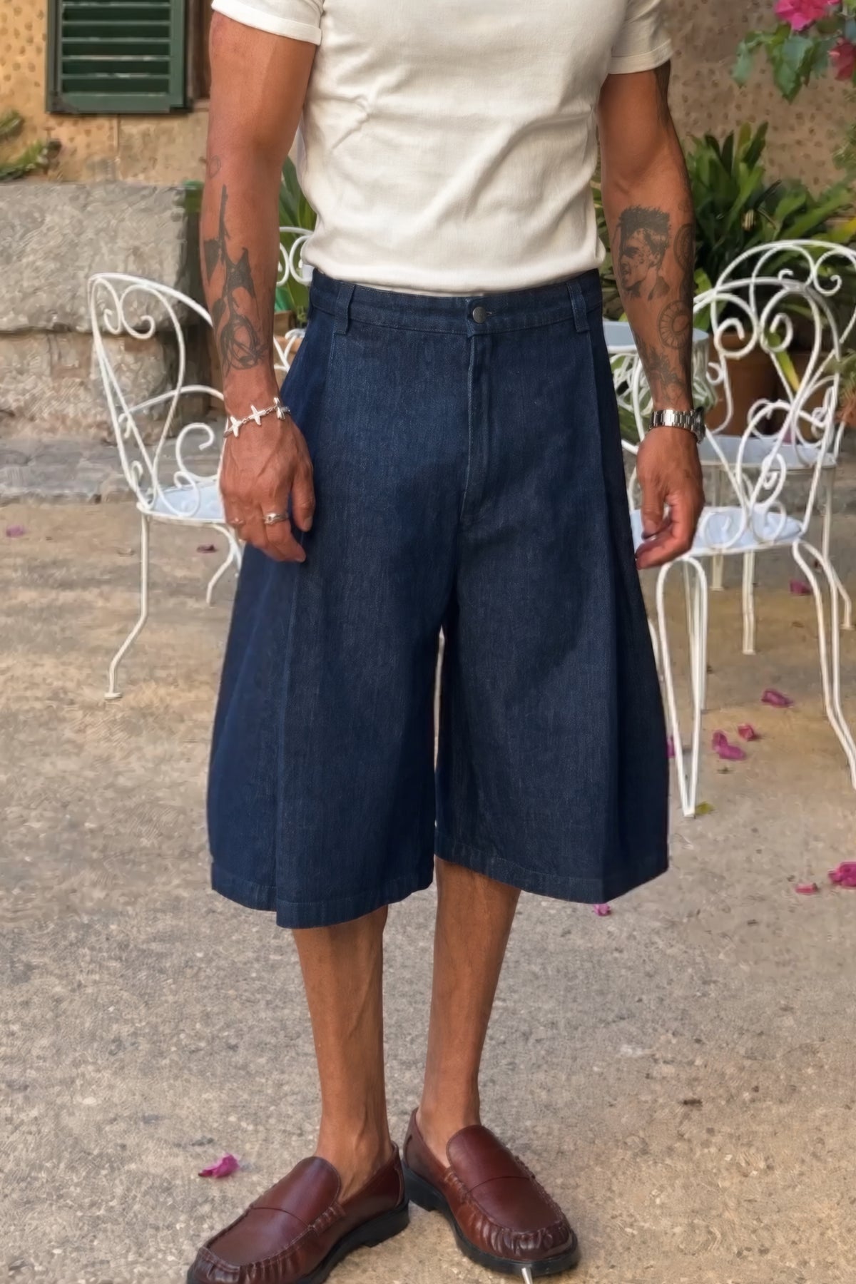 Dua Raw Denim Shorts