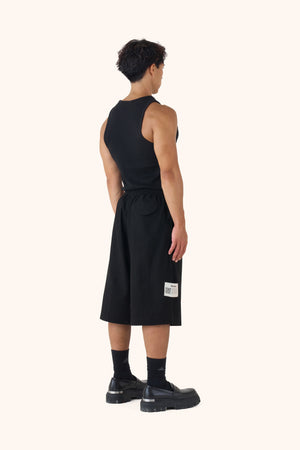 Shula Midnight Linen Jorts
