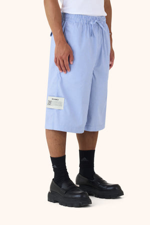 Shula Blue Pinstripe Jorts