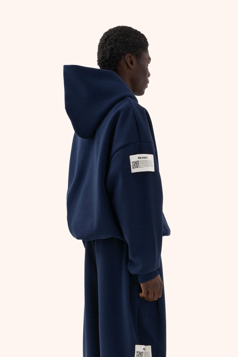 Asha Navy Hoodie – REAMO Vienna, image 7