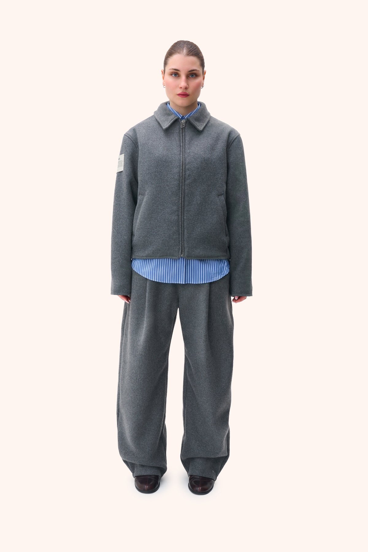 Nara Mineral Grey Jacket