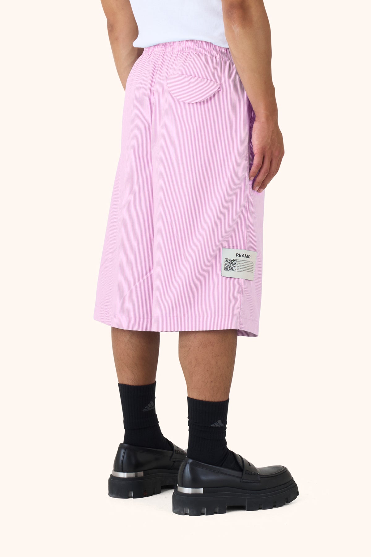 Shula Gum Pinstripe Jorts