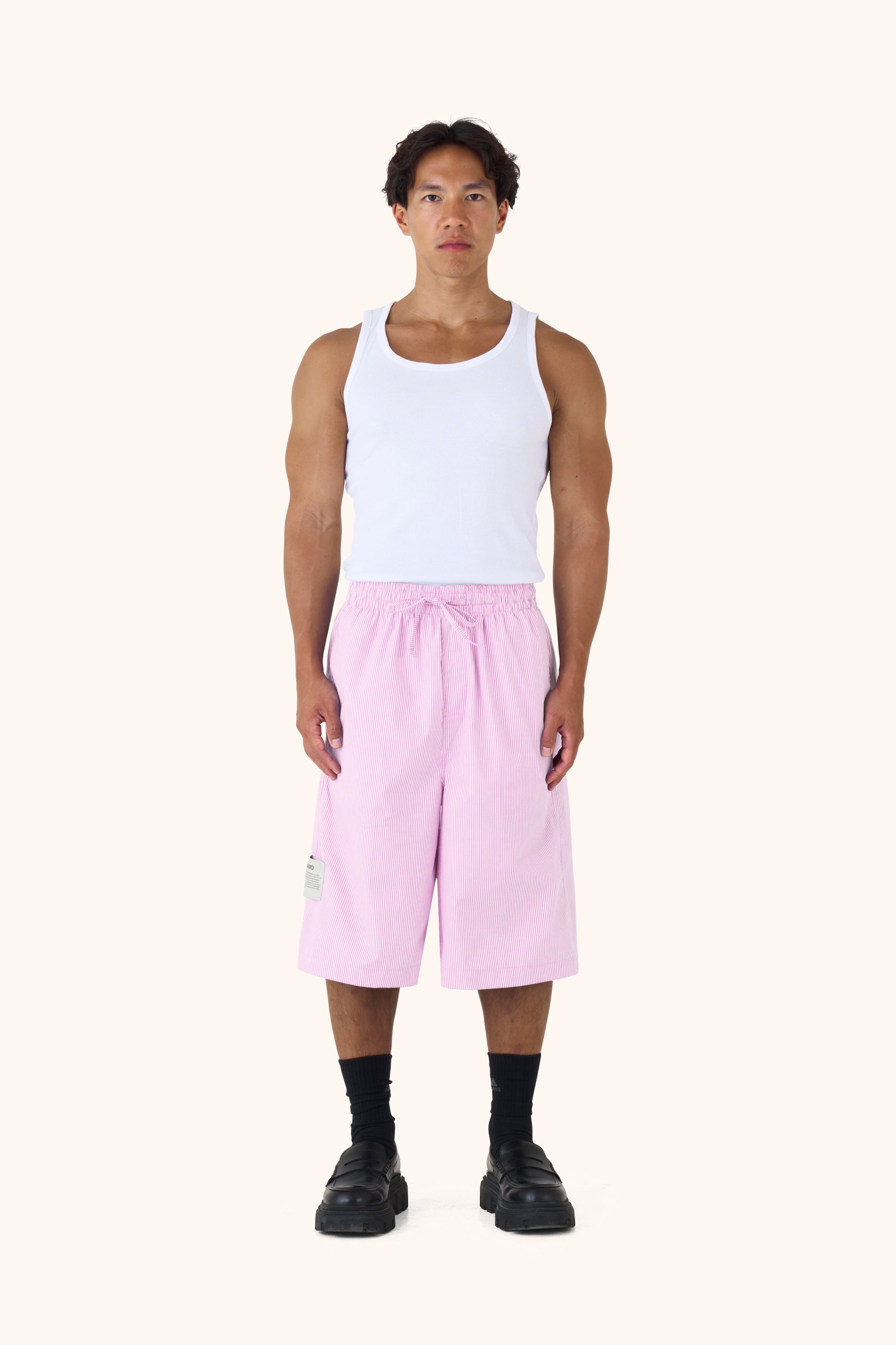 Shula Gum Pinstripe Jorts