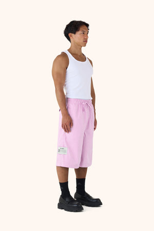 Shula Gum Pinstripe Jorts