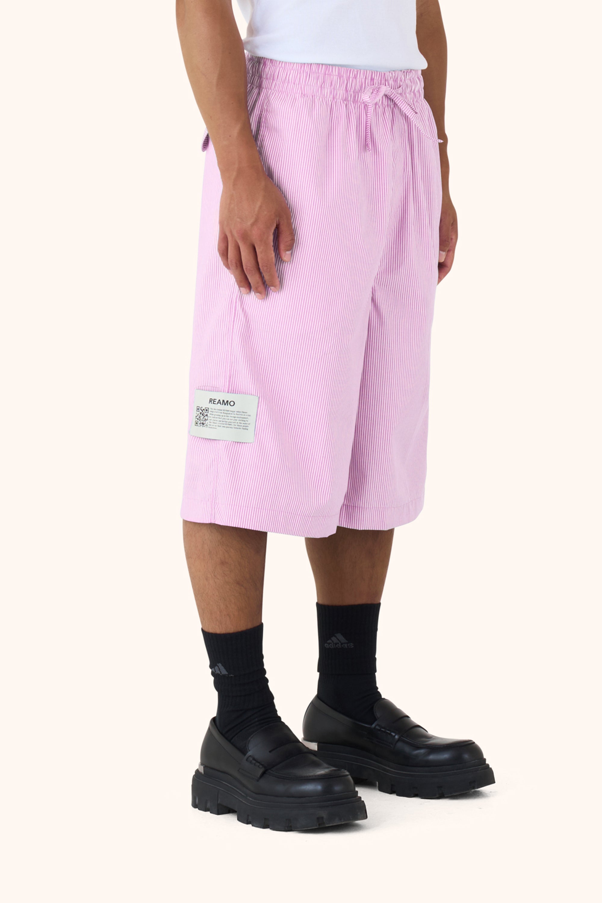 Shula Gum Pinstripe Jorts