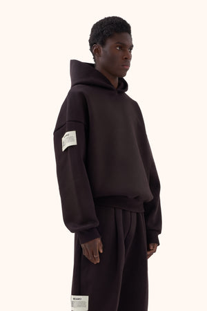 Asha Maroon Brown Hoodie V2