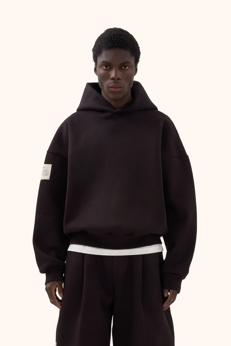 Asha Maroon Brown Hoodie V2 – REAMO Vienna, image 2