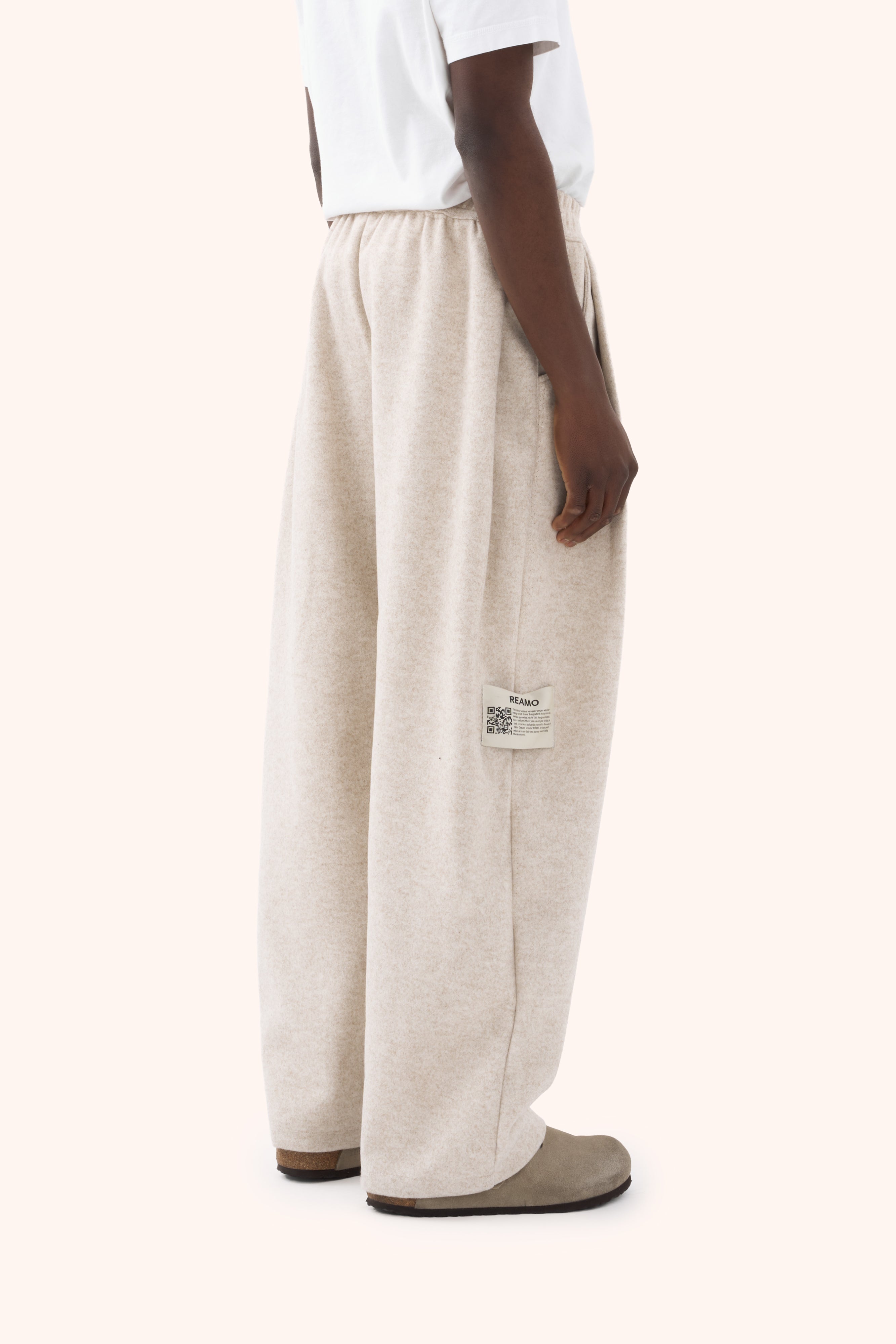 Sha Pleated Sandstone Trousers